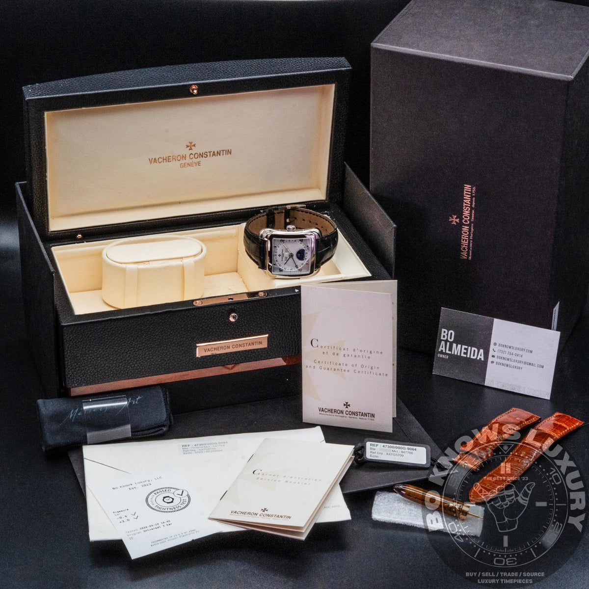 Vacheron Constantin Toledo 1952 47300/000G White Gold Moonphase Box Papers 2004