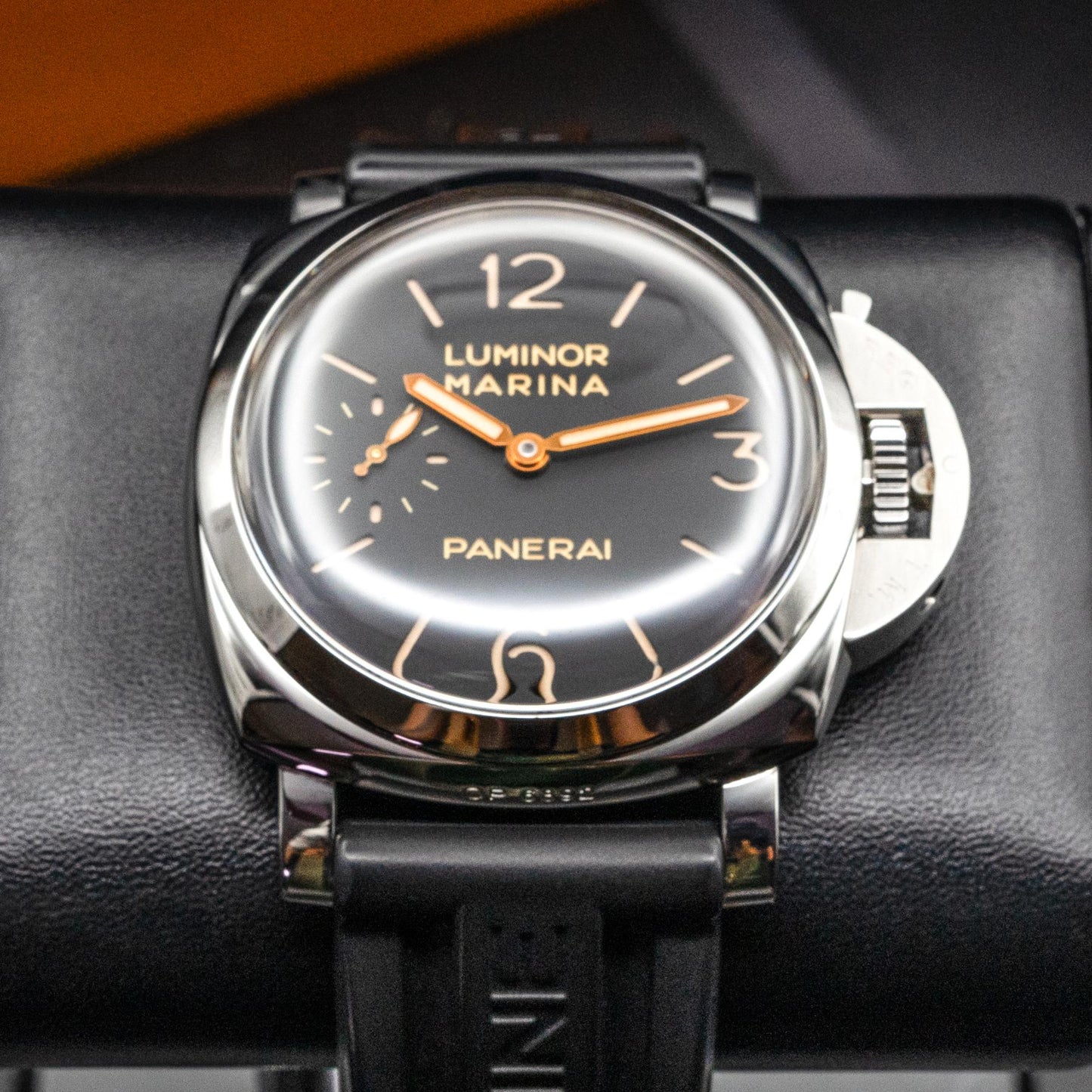 PAM00422 47mm Steel Black Dial