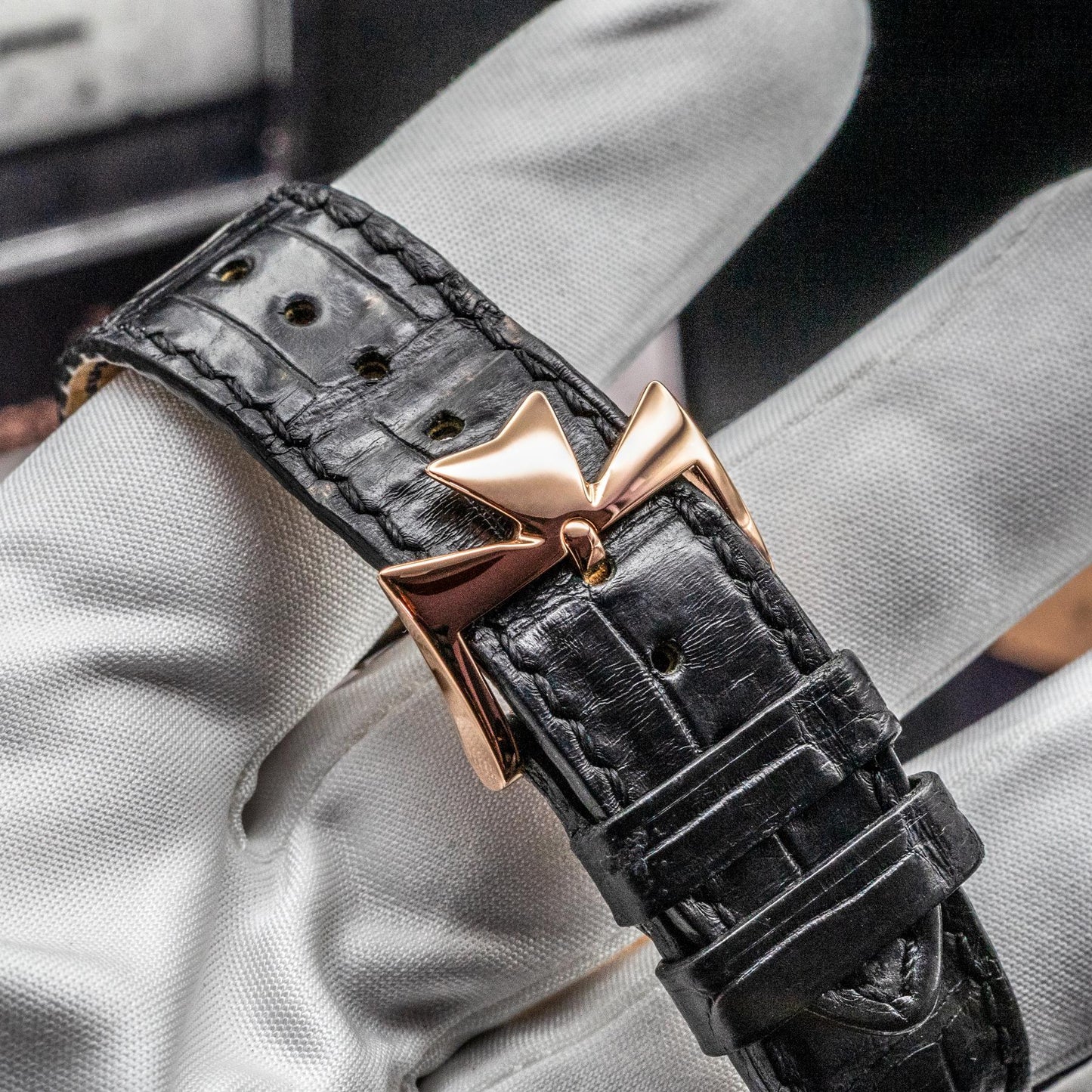 Vacheron Constantin Patrimony Automatic 85180/000R-9232 Rose Gold Black Dial