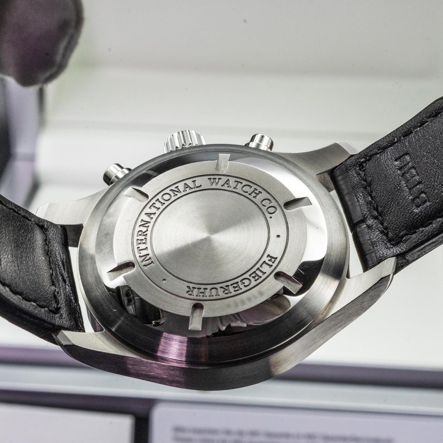 IWC Pilot's Watch Chronograph IW377701 43mm Steel Black Dial Box Papers 2014