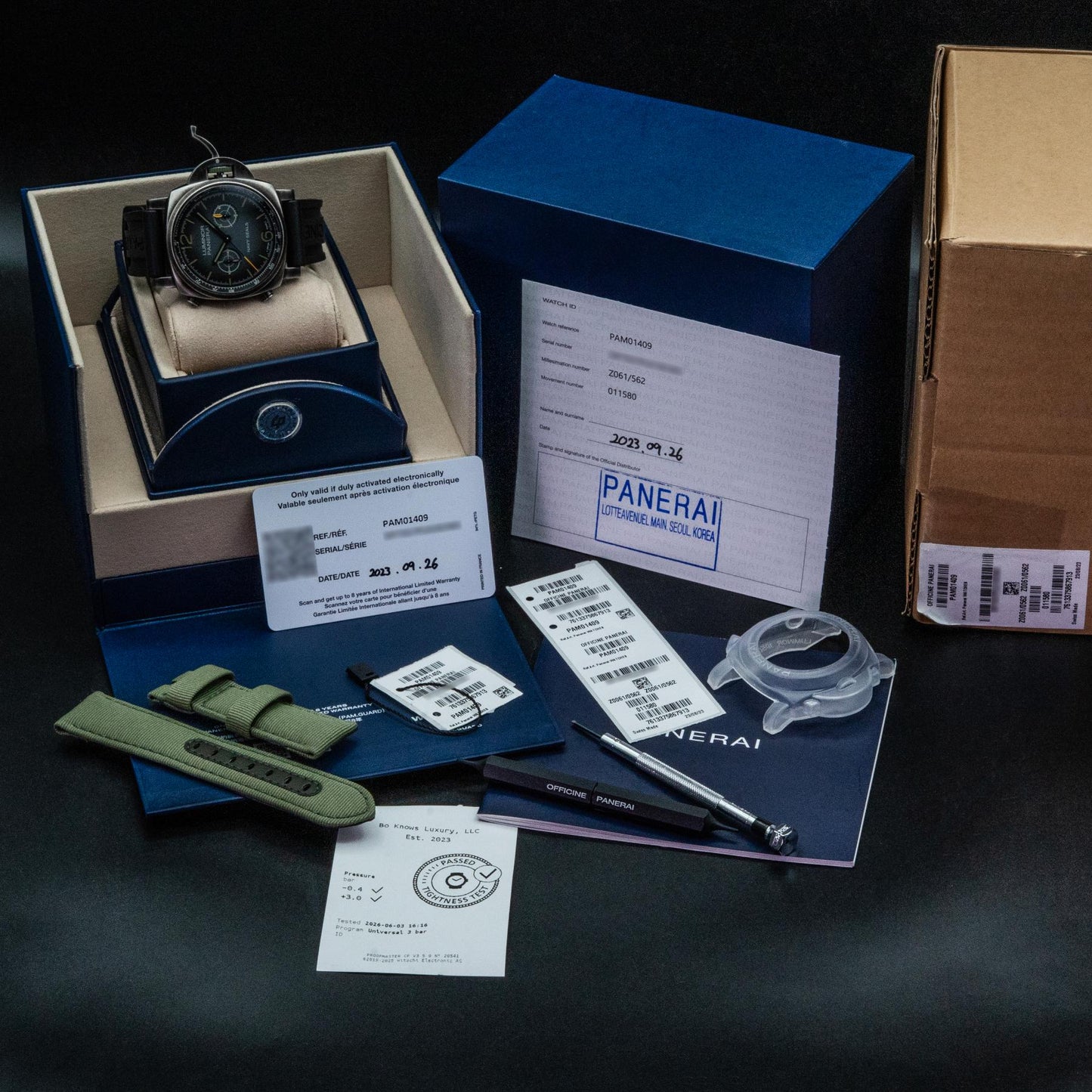 Panerai Luminor Chrono Navy SEALs PAM01409 44mm Steel Grey Dial 2023