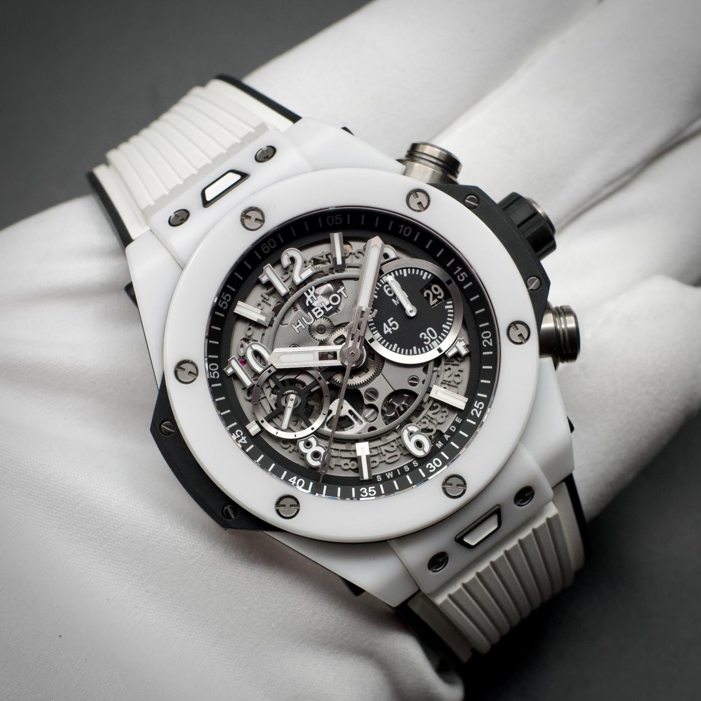 Hublot Big Bang Unico White Ceramic 44mm 421.HX.1170.RX Full Set 2022
