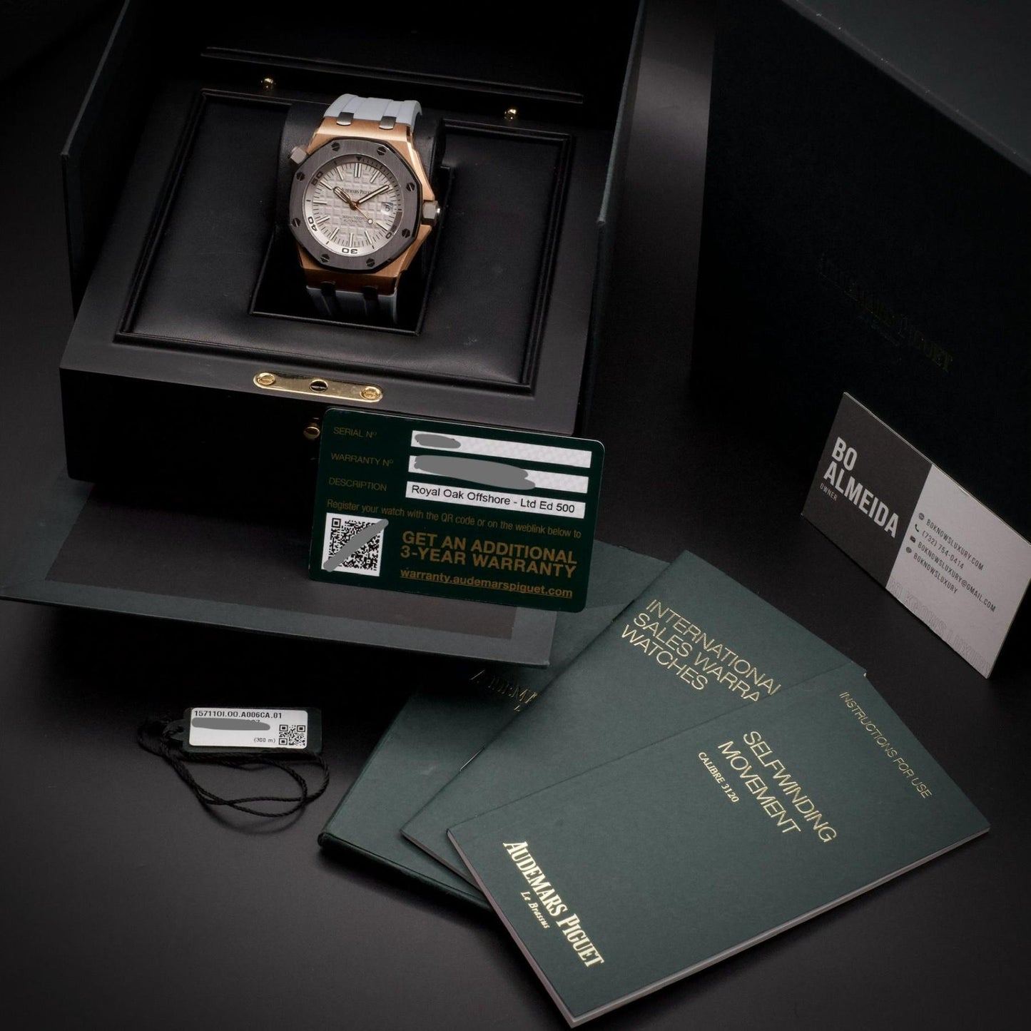 Audemars Piguet Royal Oak Offshore Diver Japan Diver 15711OI 42mm Rose Gold Grey Dial