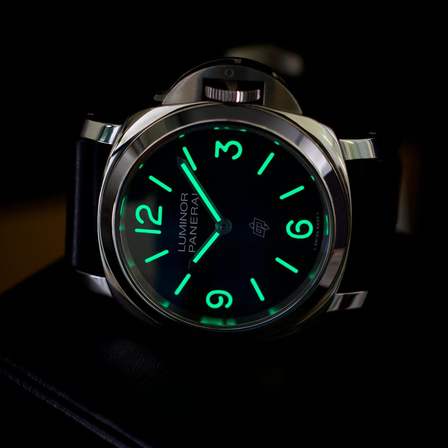 Panerai PAM01086 Luminor Base Logo 44mm Steel Black Dial 2020 Full Set