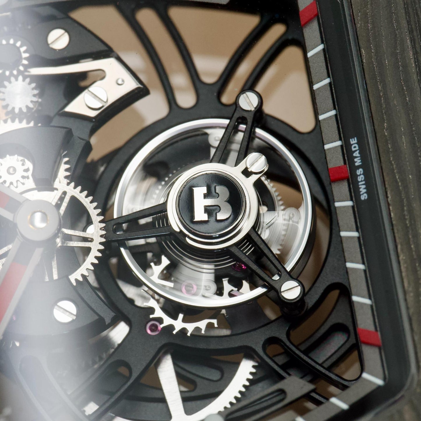 Bianchet Flying Tourbillon Grande Date Carbon Red B1.618 43mm Swiss B&P CBRFTGD4