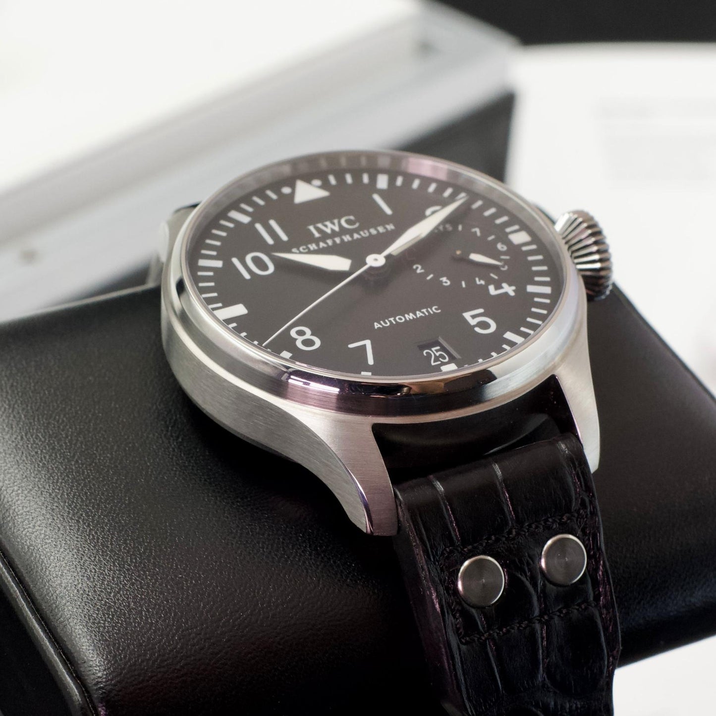 IWC Big Pilot 7-Day Power Reserve 46mm IW500401 Stainless Steel Box Papers