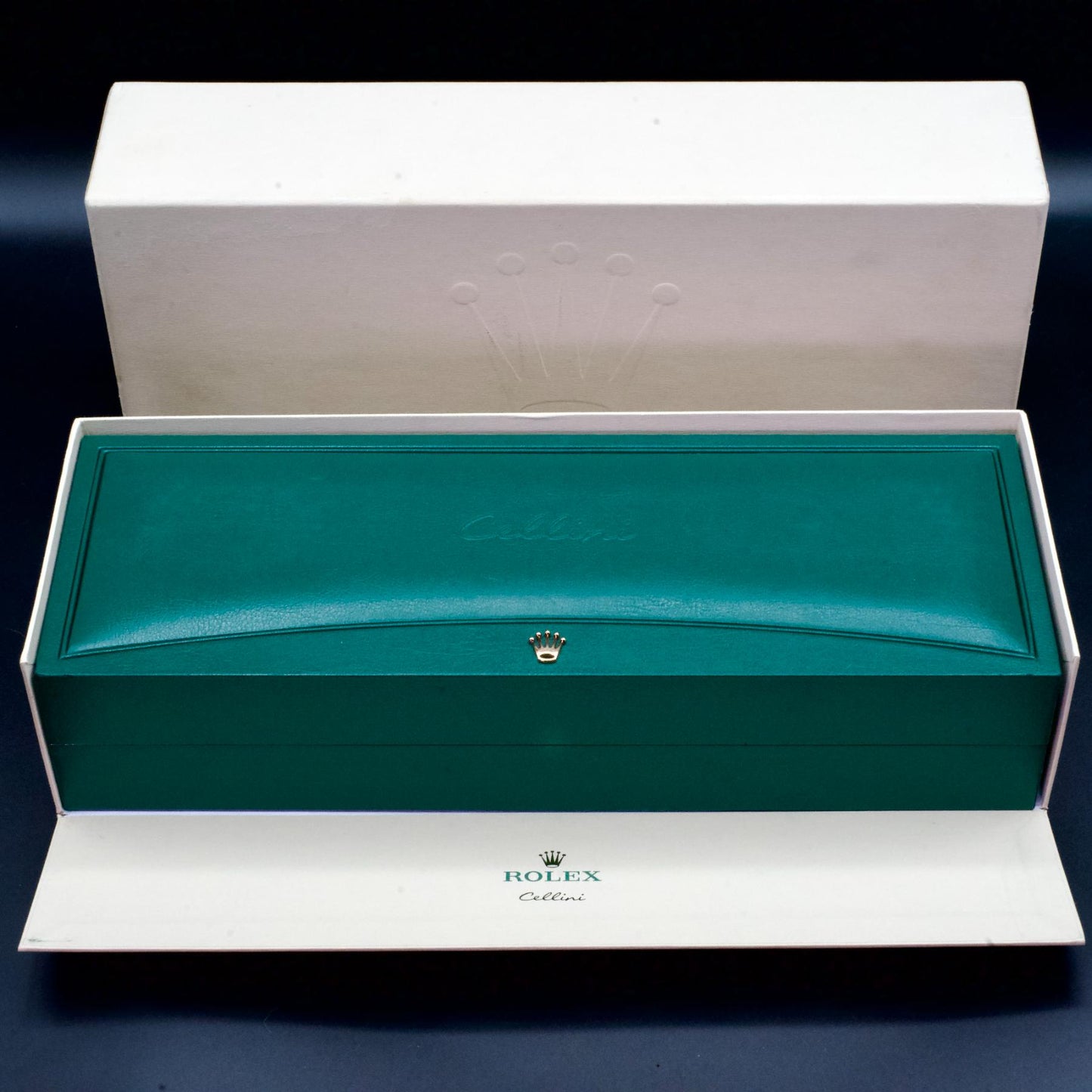 Rolex Cellini Date 50515 39mm Everose Gold Silver Guilloche Dial Box Papers 2018