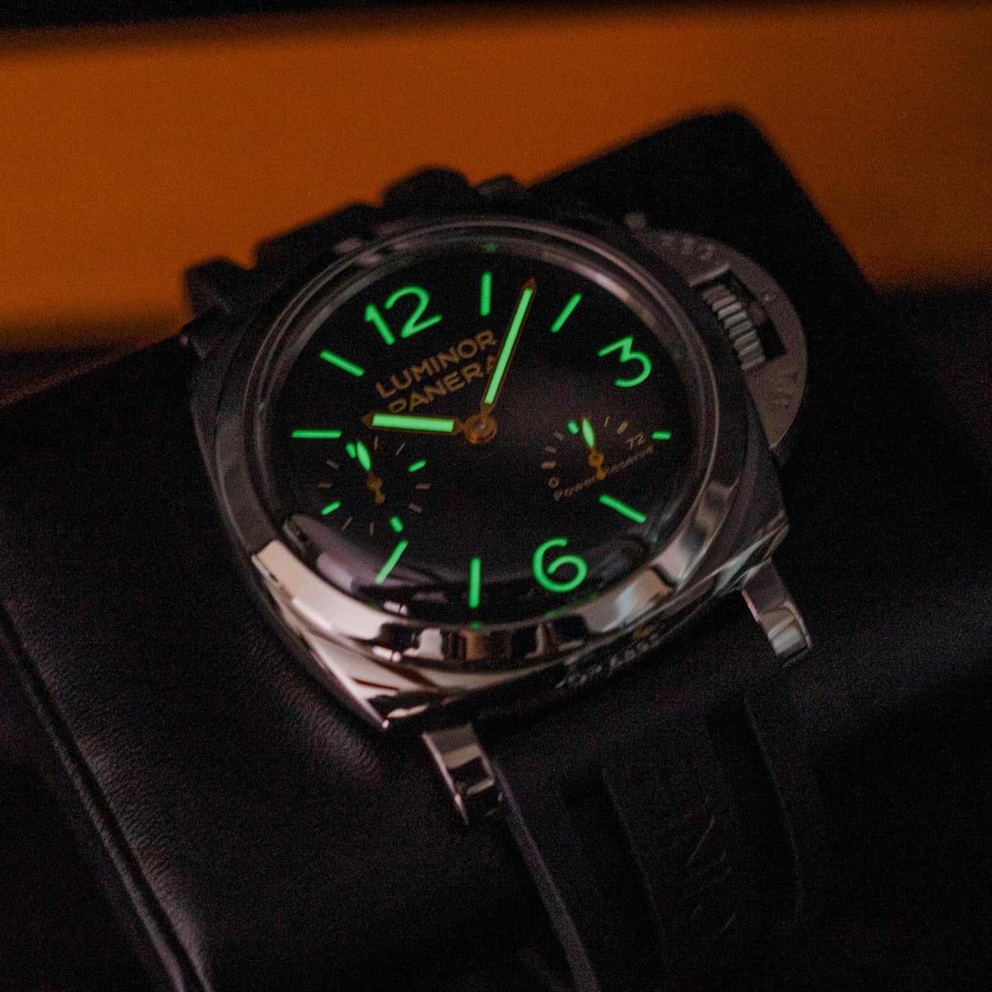 Panerai Luminor 1950 PAM00423 47mm Steel Black Dial Box Papers 2013