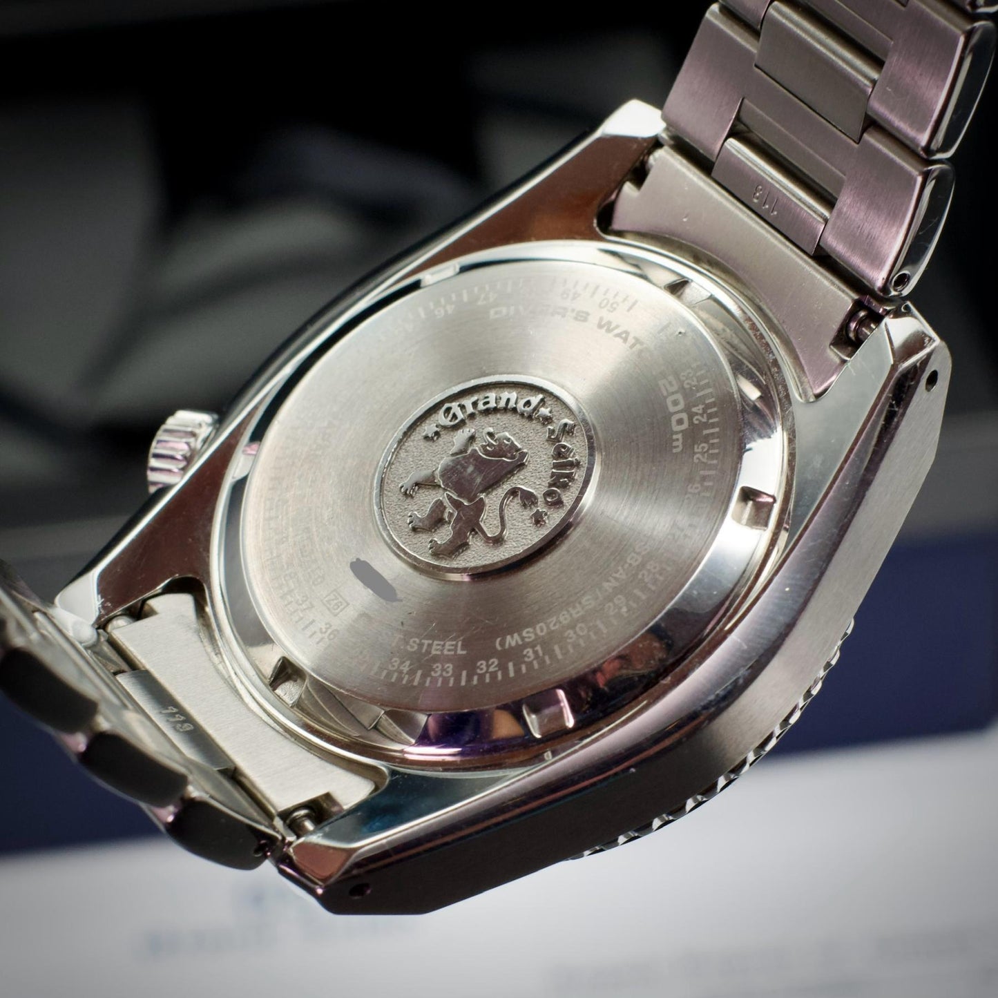 Grand Seiko SBGX335 Sport 9F Quartz Diver 43.6mm Black Dial