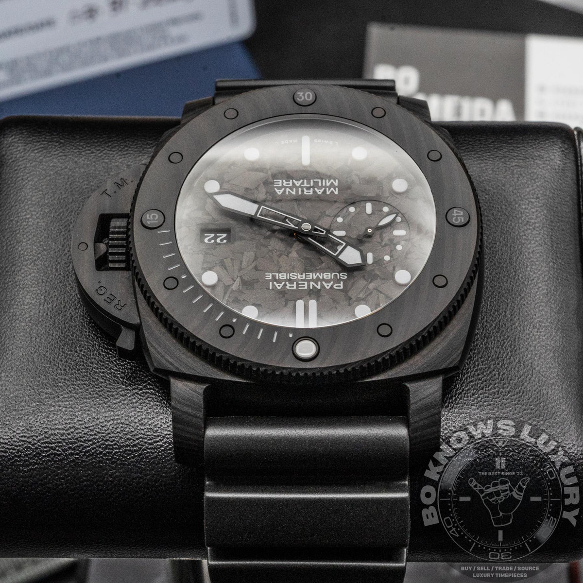 Panerai Submersible Marina Militare PAM02979 47mm Carbotech Box Papers 2025