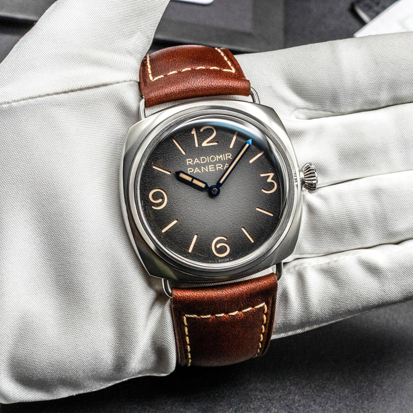 Panerai Radiomir Tre Giorni PAM01334 45mm Steel Black Dial Box Papers 2022