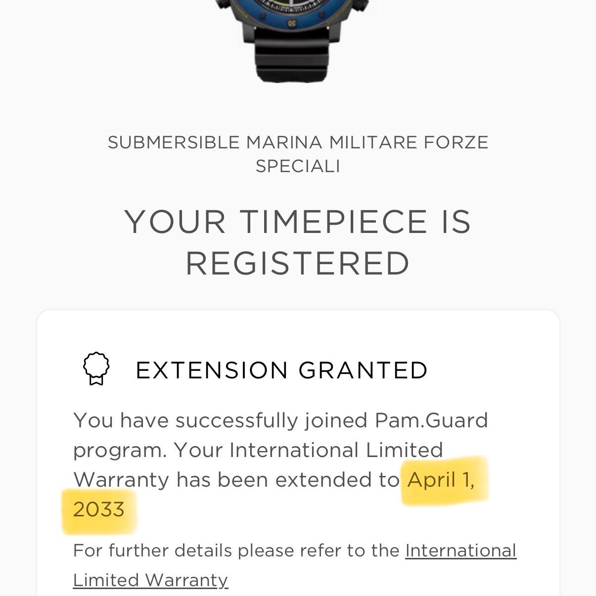 Panerai Submersible Forze Speciali PAM02239 47mm Titanium Black Dial Box Papers