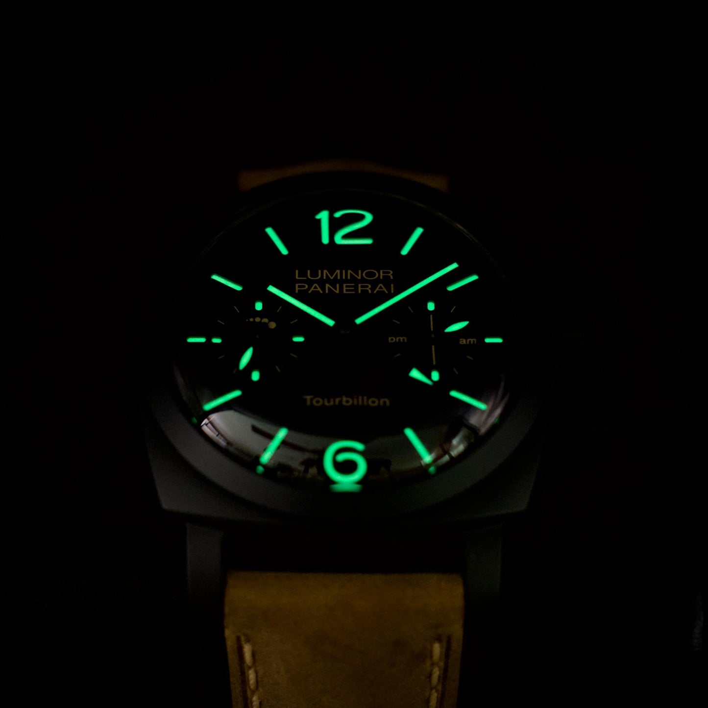 Panerai Luminor 1950 Tourbillon GMT PAM00396 48mm Ceramic Ltd 100 Pcs