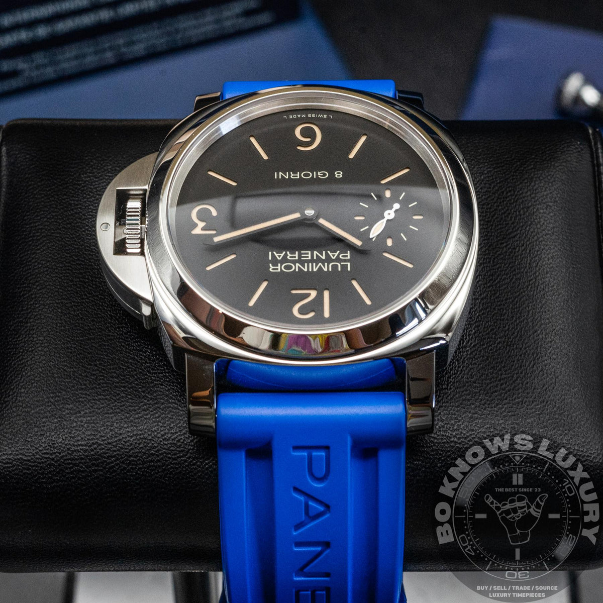 Panerai Luminor 8 Giorni PAM00915 44mm Steel Black Dial 8 Days Box Papers 2026