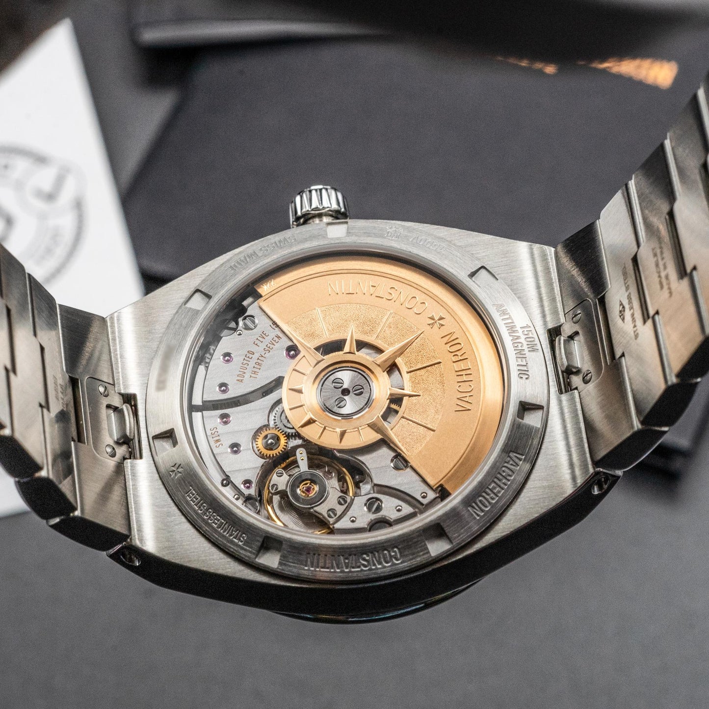 Vacheron Constantin Overseas 4500V/110A-B483 41mm Steel Black Dial Box Papers
