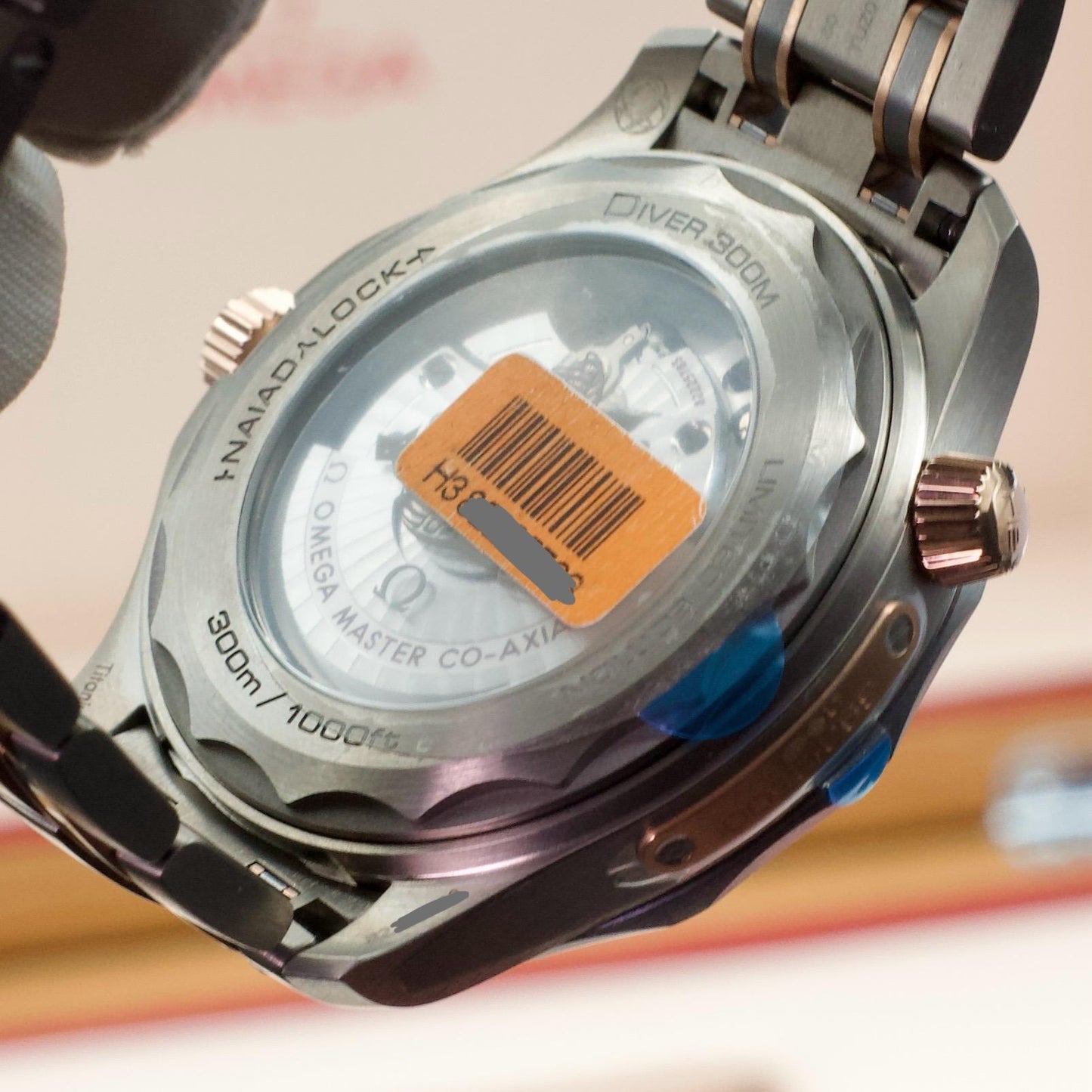 Omega Seamaster Diver 300M 25th Anniversary Limited Edition 42mm Titanium Box Papers