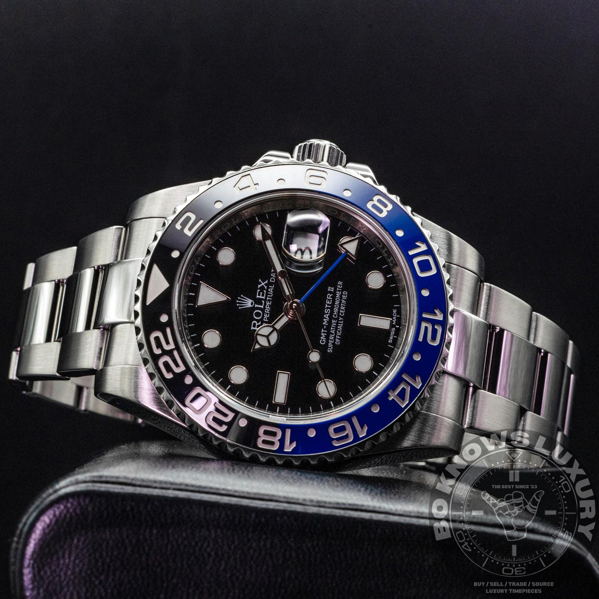 Rolex GMT-Master II Batman 116710BLNR 40mm Steel Black Dial Oyster Watch Only
