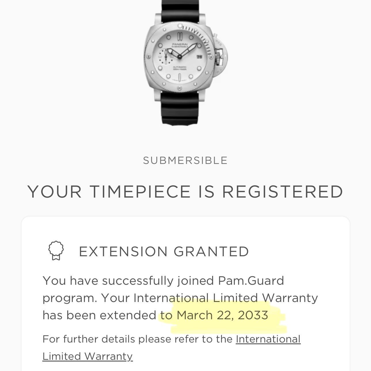 Panerai PAM01590 Submersible Bianco 42mm Steel White Dial Full Set 2025