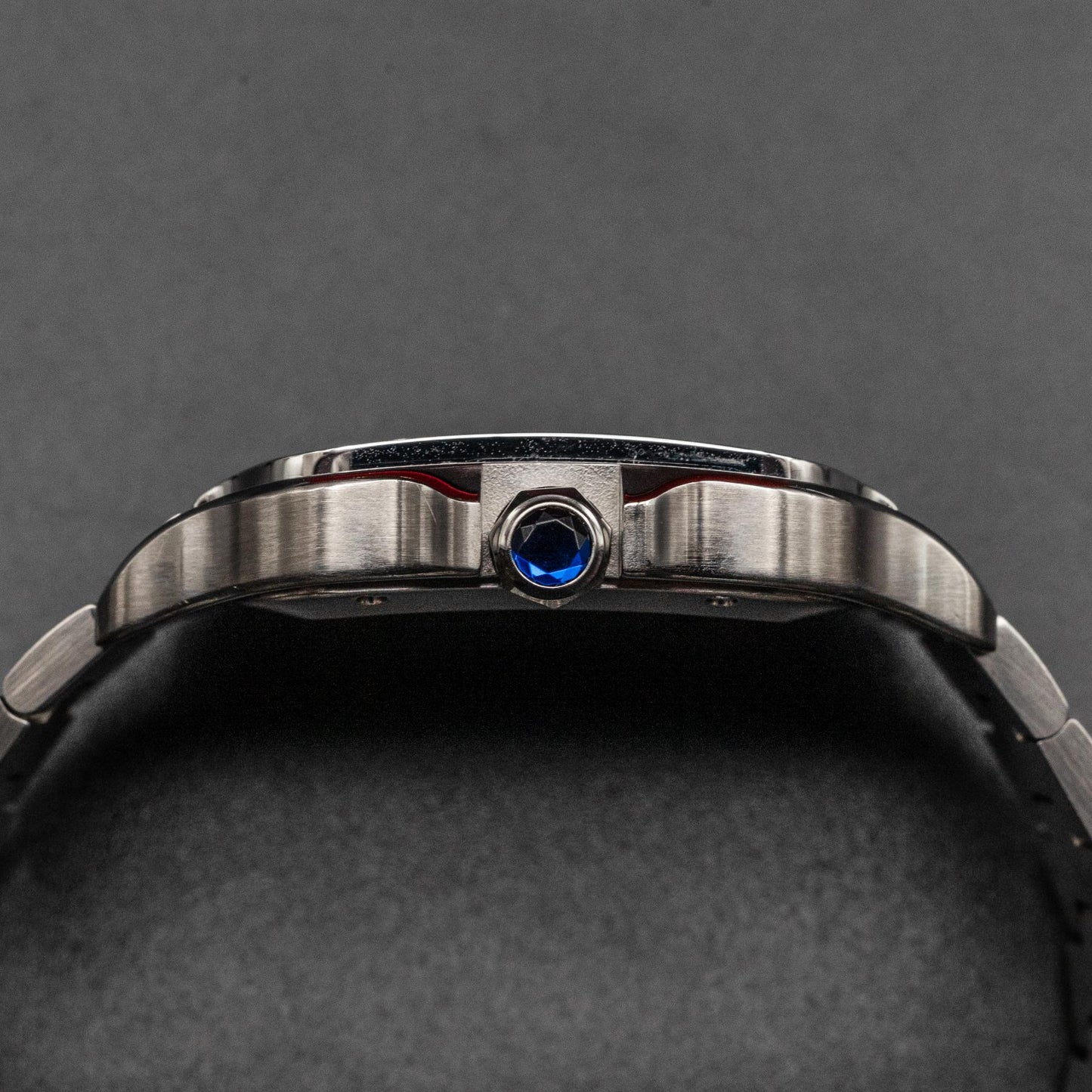 Cartier Santos De Cartier Large WSSA0030 Steel Blue Dial Box Papers 2021