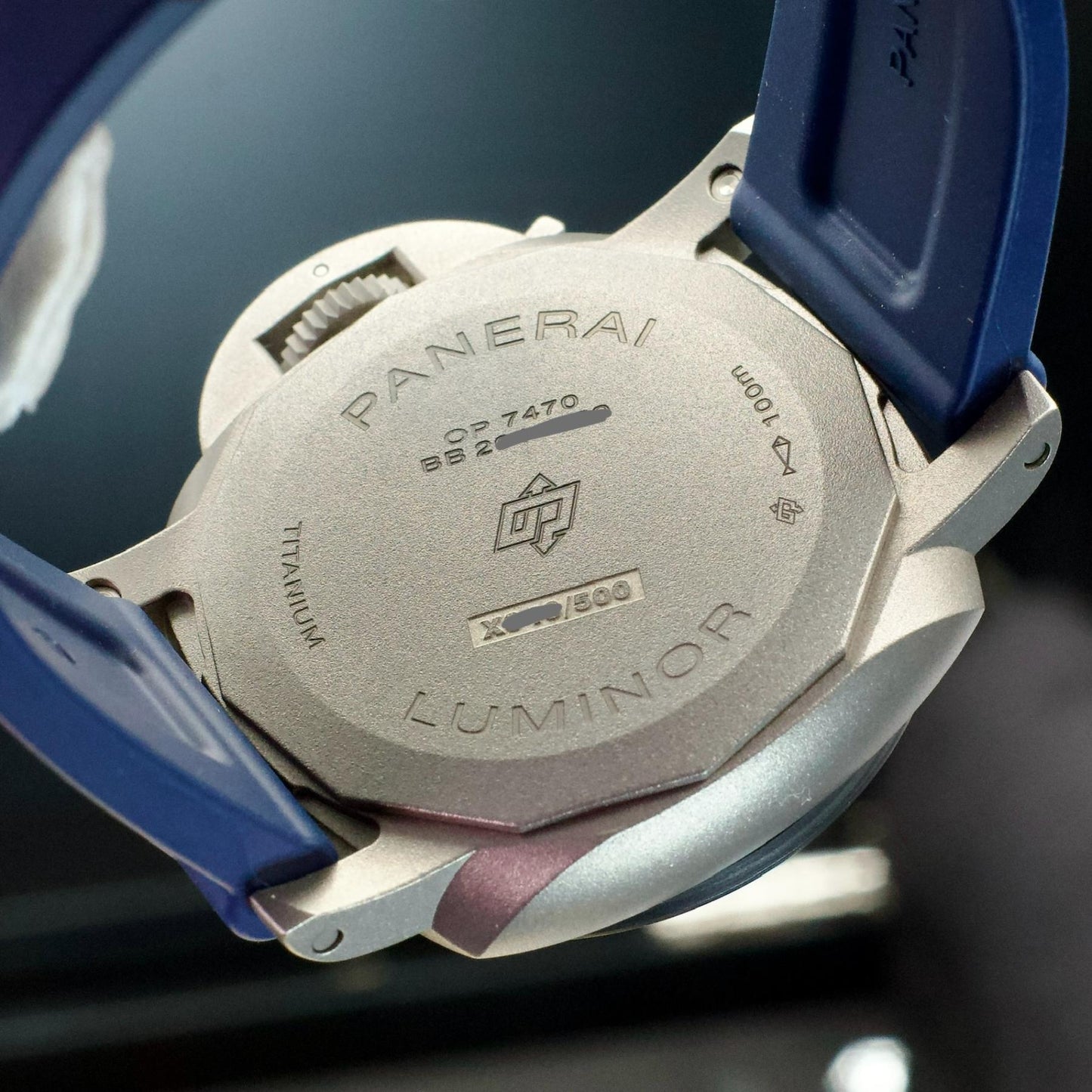 Panerai PAM01279 Luminor GMT Titanium Carbotech Bezel 42mm Box Papers