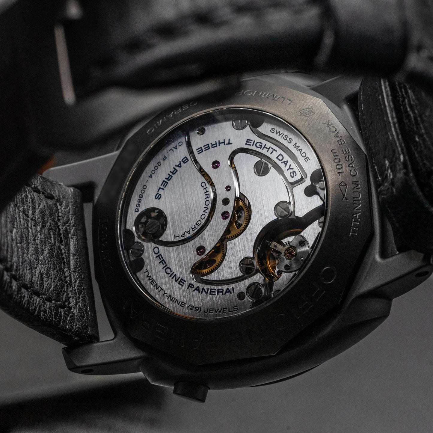 Panerai Luminor 1950 PAM00317 Chrono GMT Ceramica 44mm Movement