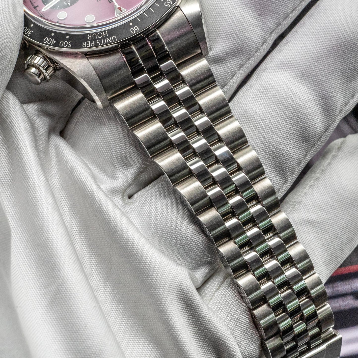 Tudor Black Bay Chrono Pink M79360N-0019 41mm Steel Box Papers 2024