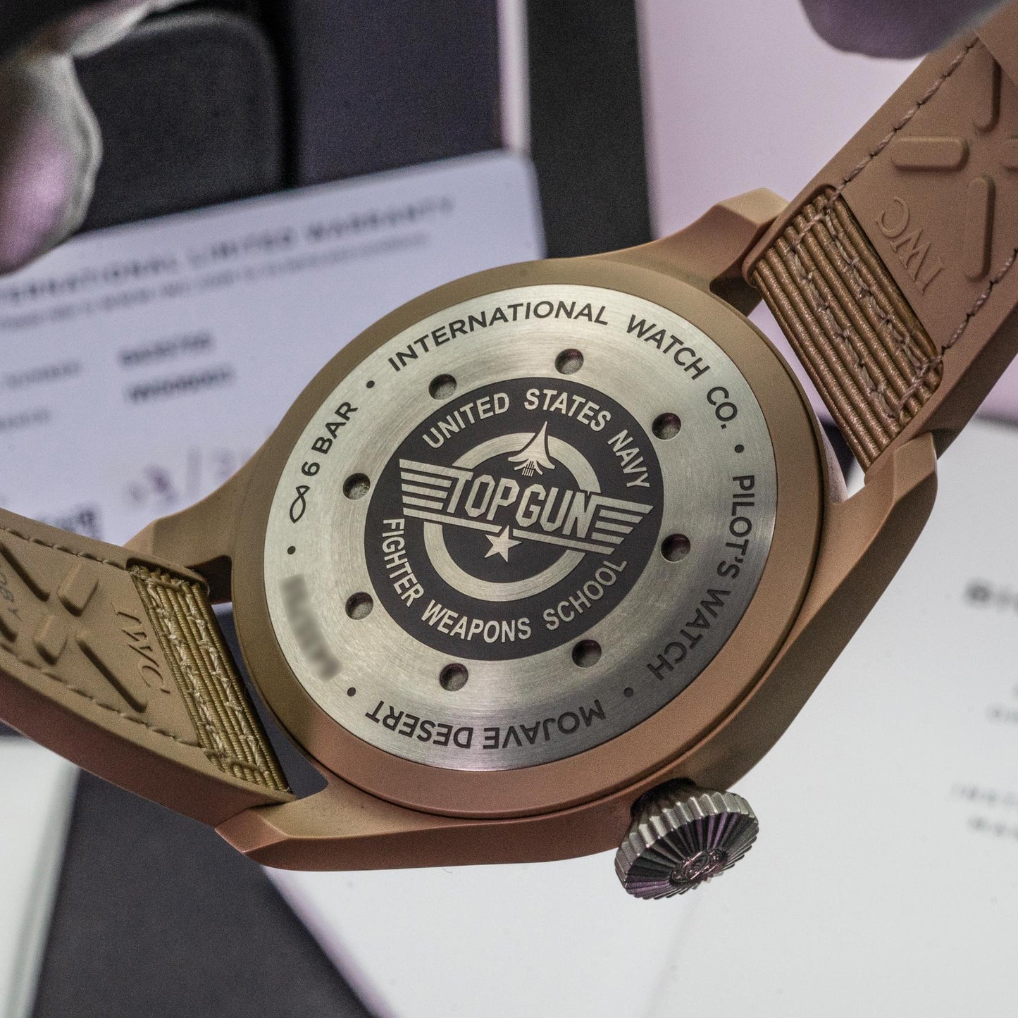 IWC Big Pilot Top Gun Mojave Desert IW506003 46mm Ceramic Box Papers 2023