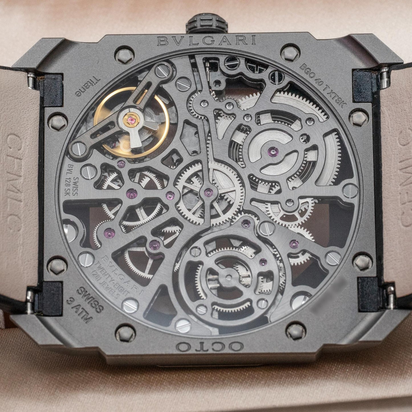 Bulgari Octo Finissimo Skeleton 102714 40mm Titanium Box Papers 2018