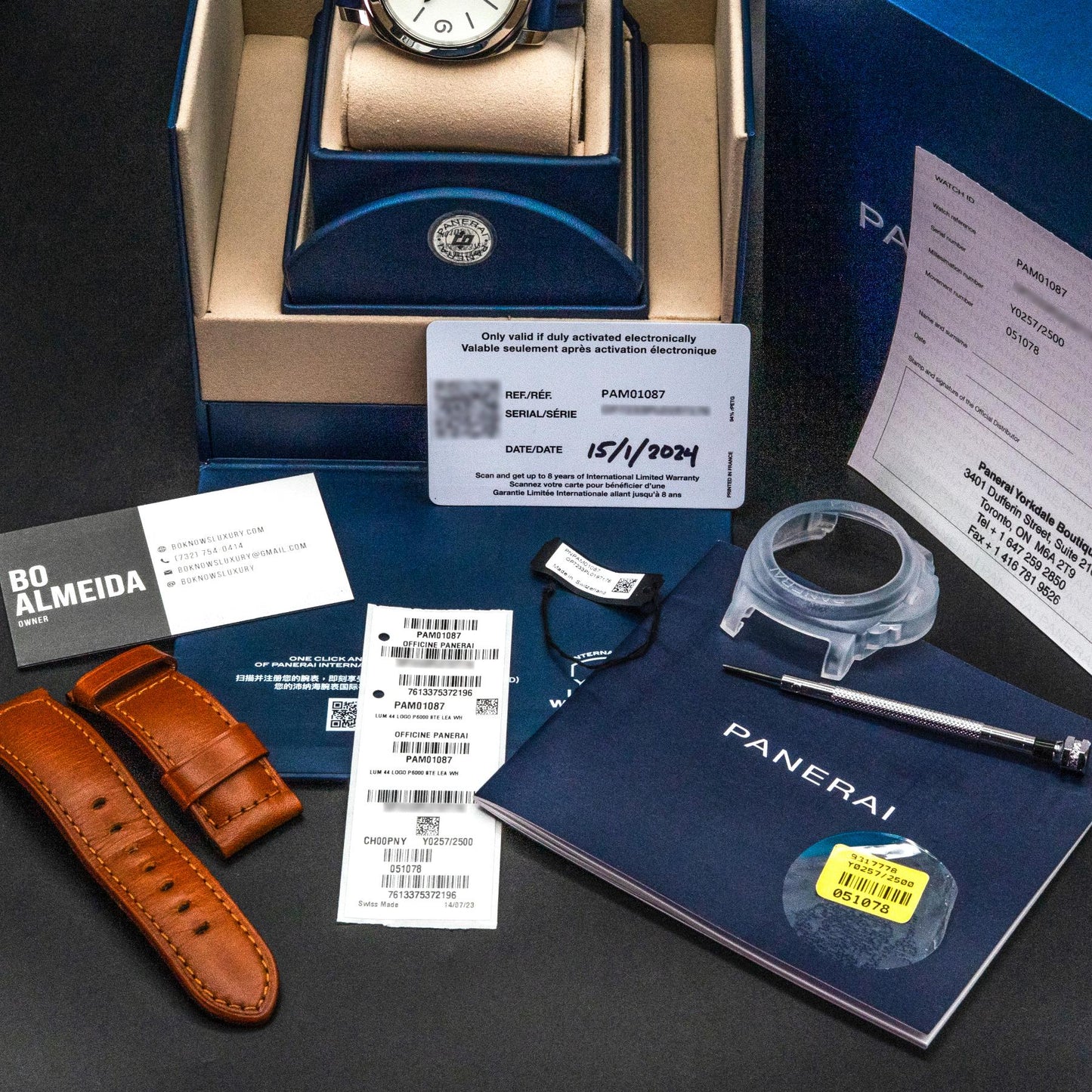 Base Logo PAM01087 44mm Accessories