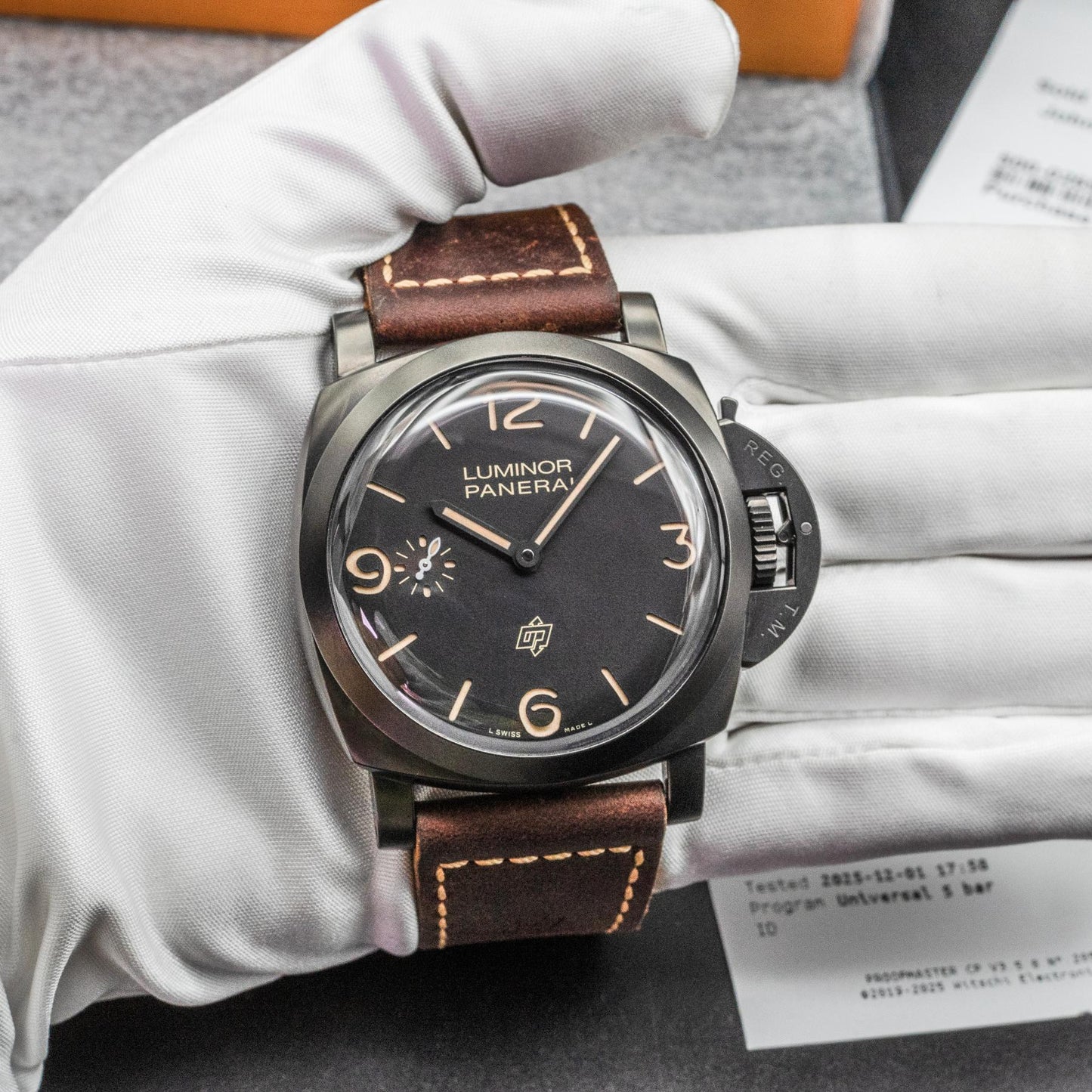Panerai Luminor 1950 PAM00617 47mm Titanium DLC Black Dial LE 300