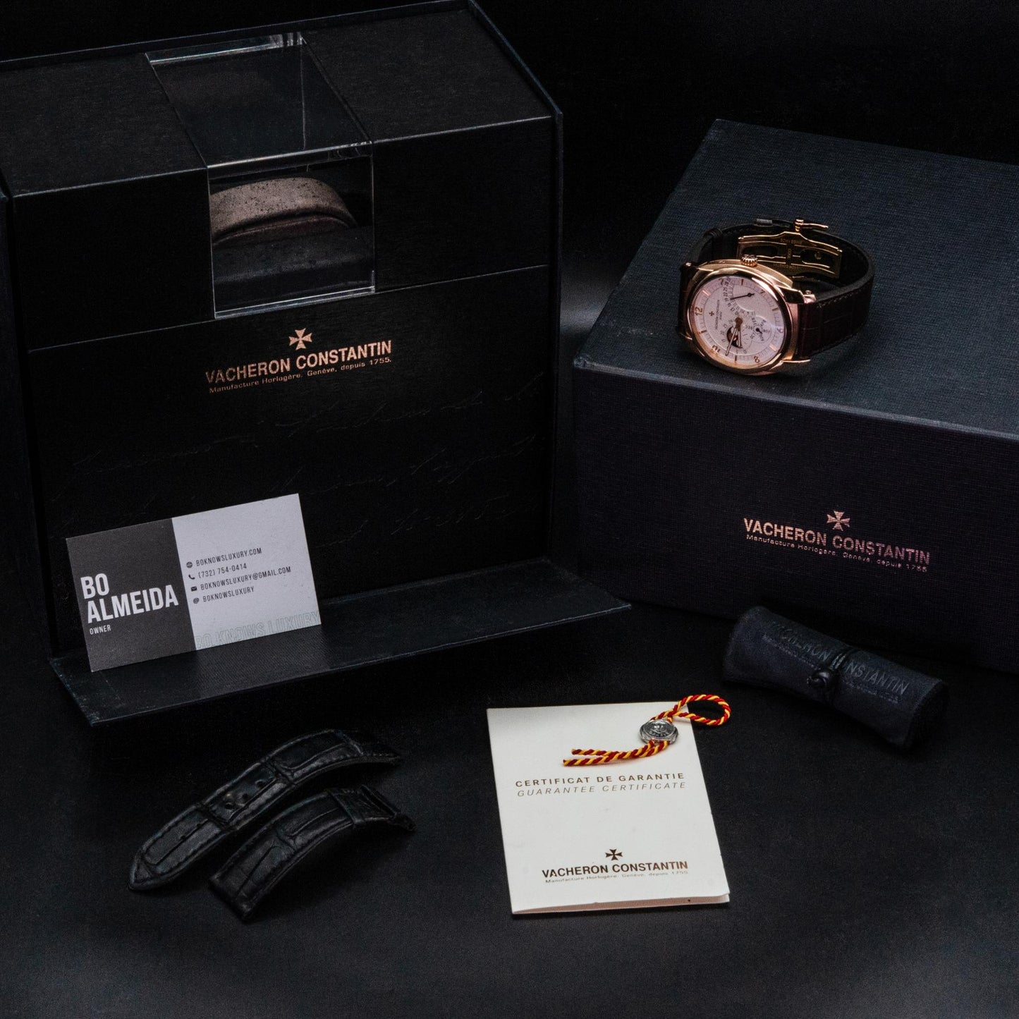 Vacheron Constantin Quai De L'Ile 86040/000R-I0P29 43mm Pink Gold Box Papers