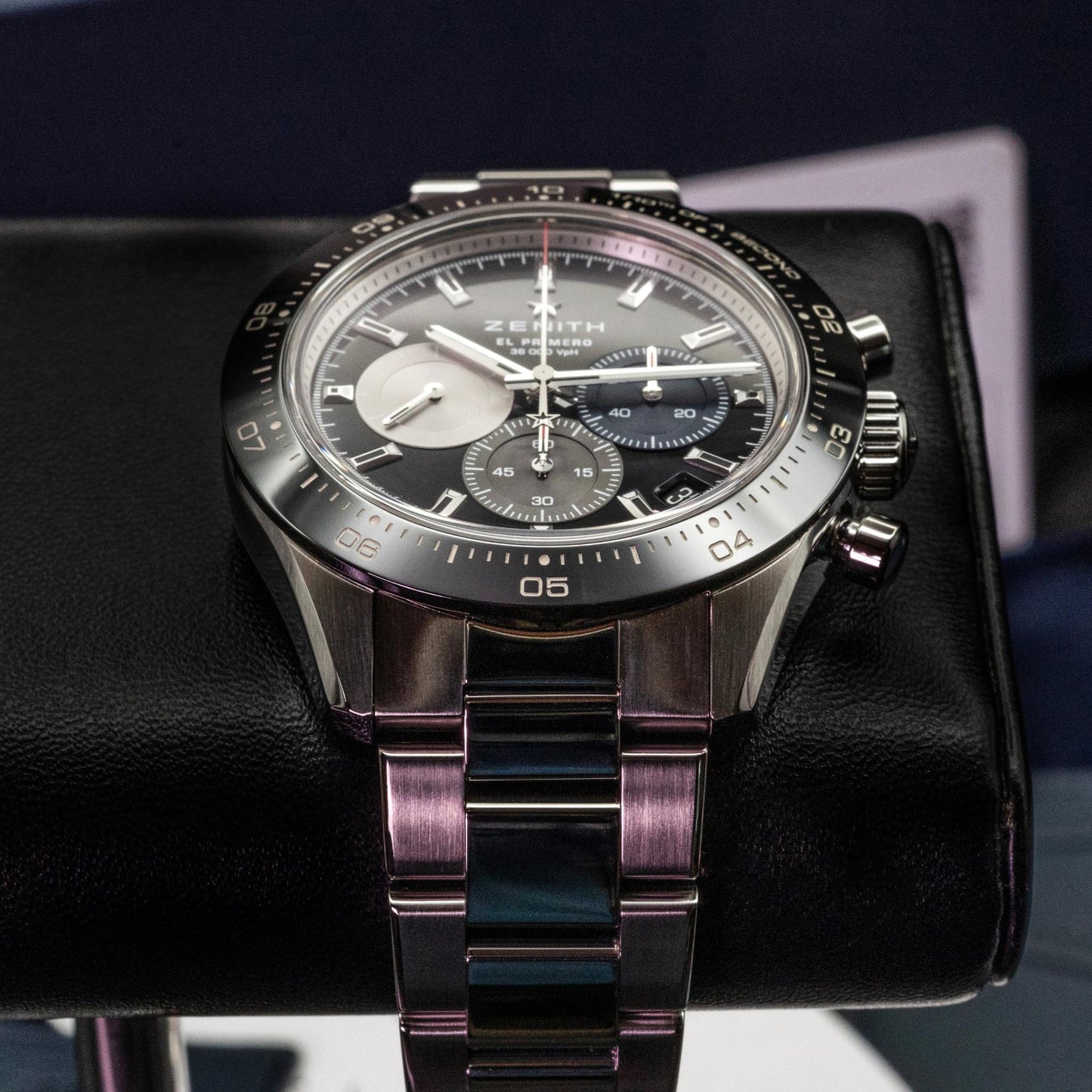 Zenith Chronomaster Sport 41mm El Primero Black Dial Box Papers 2021