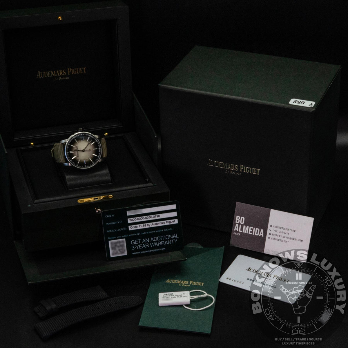 Audemars Piguet Code 11.59 15210QT 41mm Steel Ceramic Beige Box Papers 2023