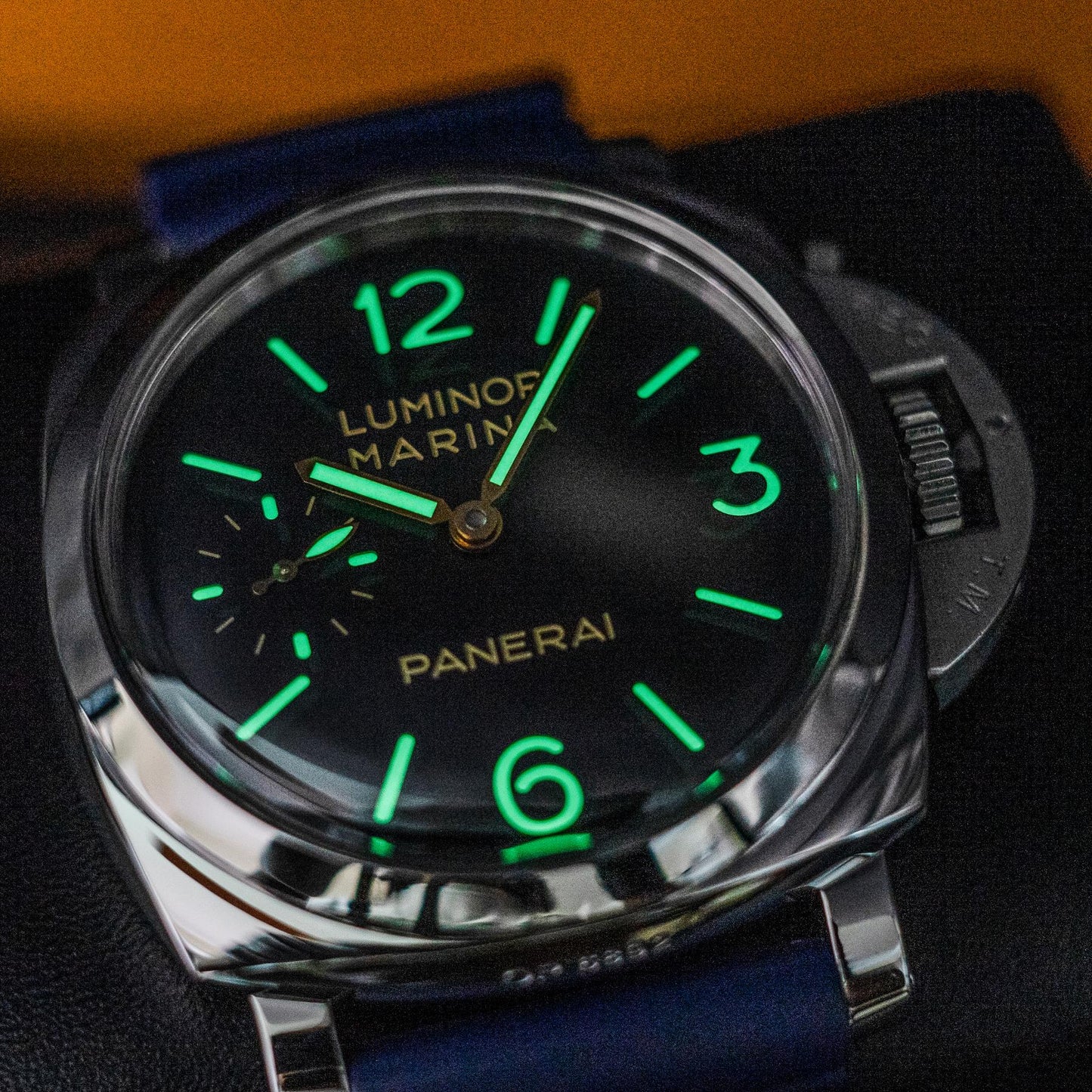 Panerai Luminor Marina 1950 PAM00422 47mm Steel Black Dial Box Papers 2015
