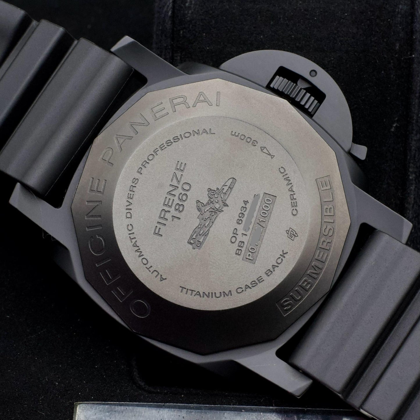 Panerai PAM00508 Submersible Ceramica 47mm Black Ceramic Camo Ltd 1000 B&P