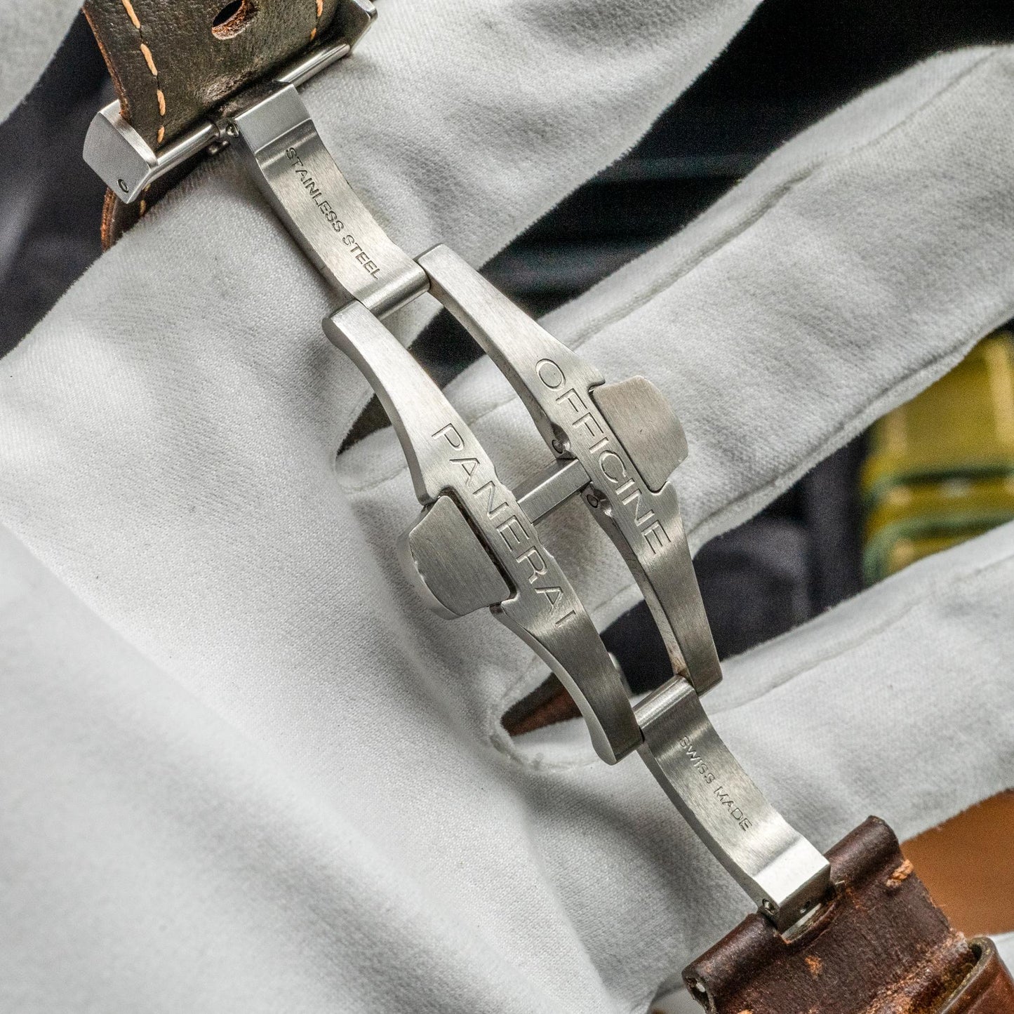 Panerai Luminor Marina 1950 PAM00422 47mm Black Sandwich Dial Box and Papers 2015