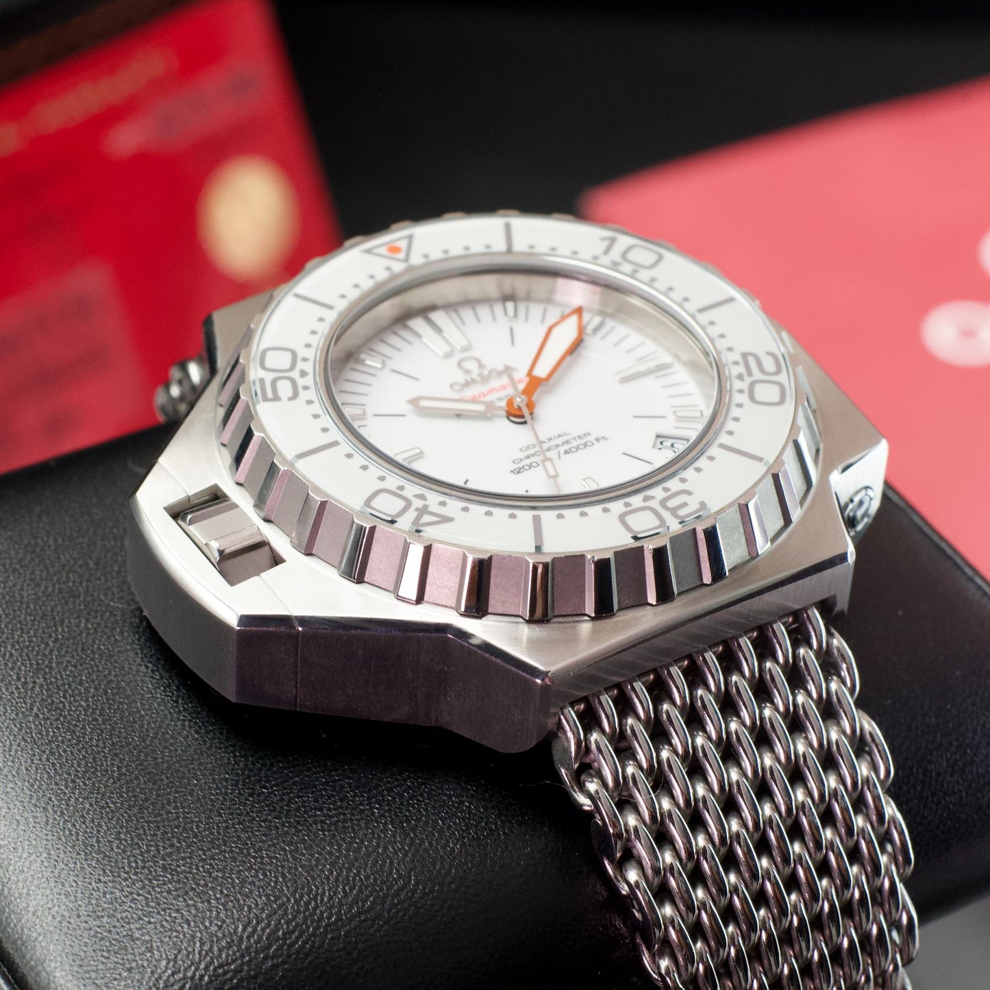 Omega Seamaster 1200m Ploprof 8500 Co-Axial Discontinued Lefty Stainless Steel