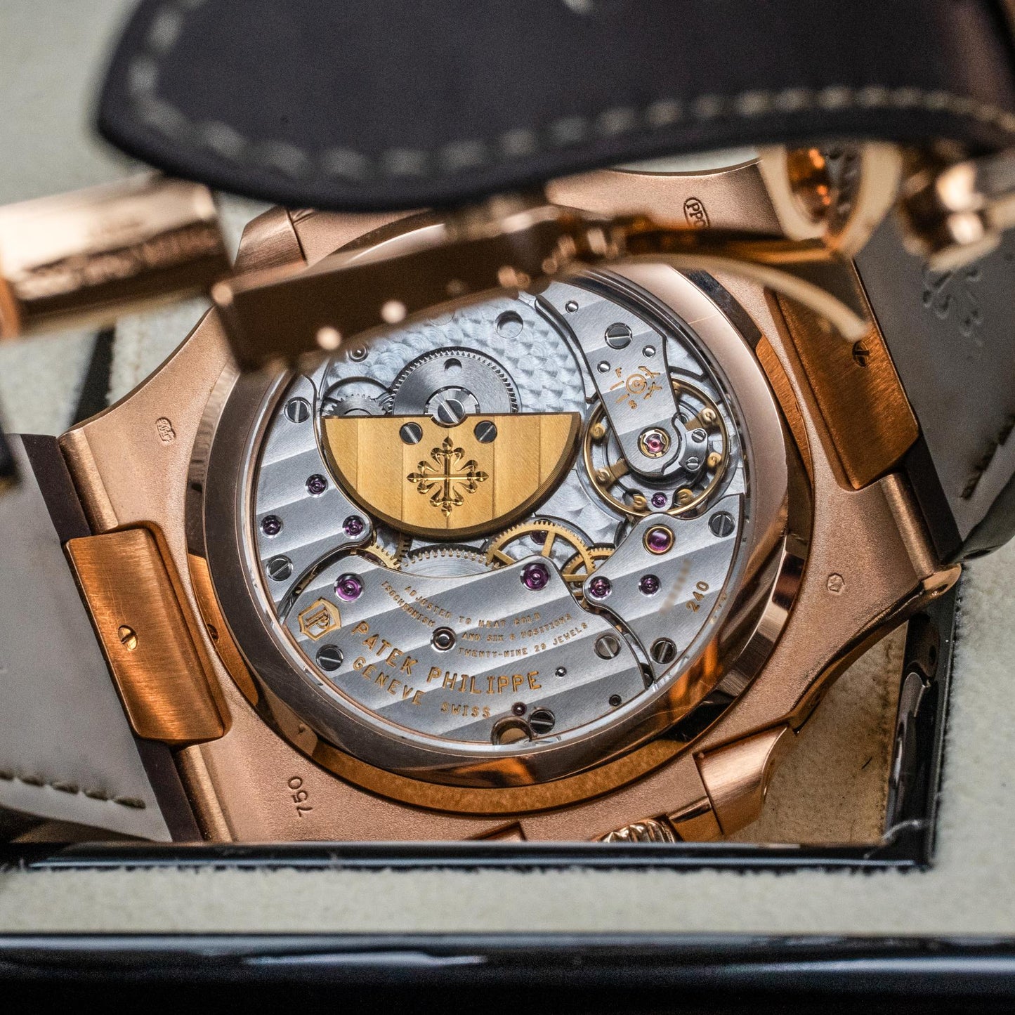 2016 Patek Philippe Nautilus 5712R-001 Rose Gold Brown Dial