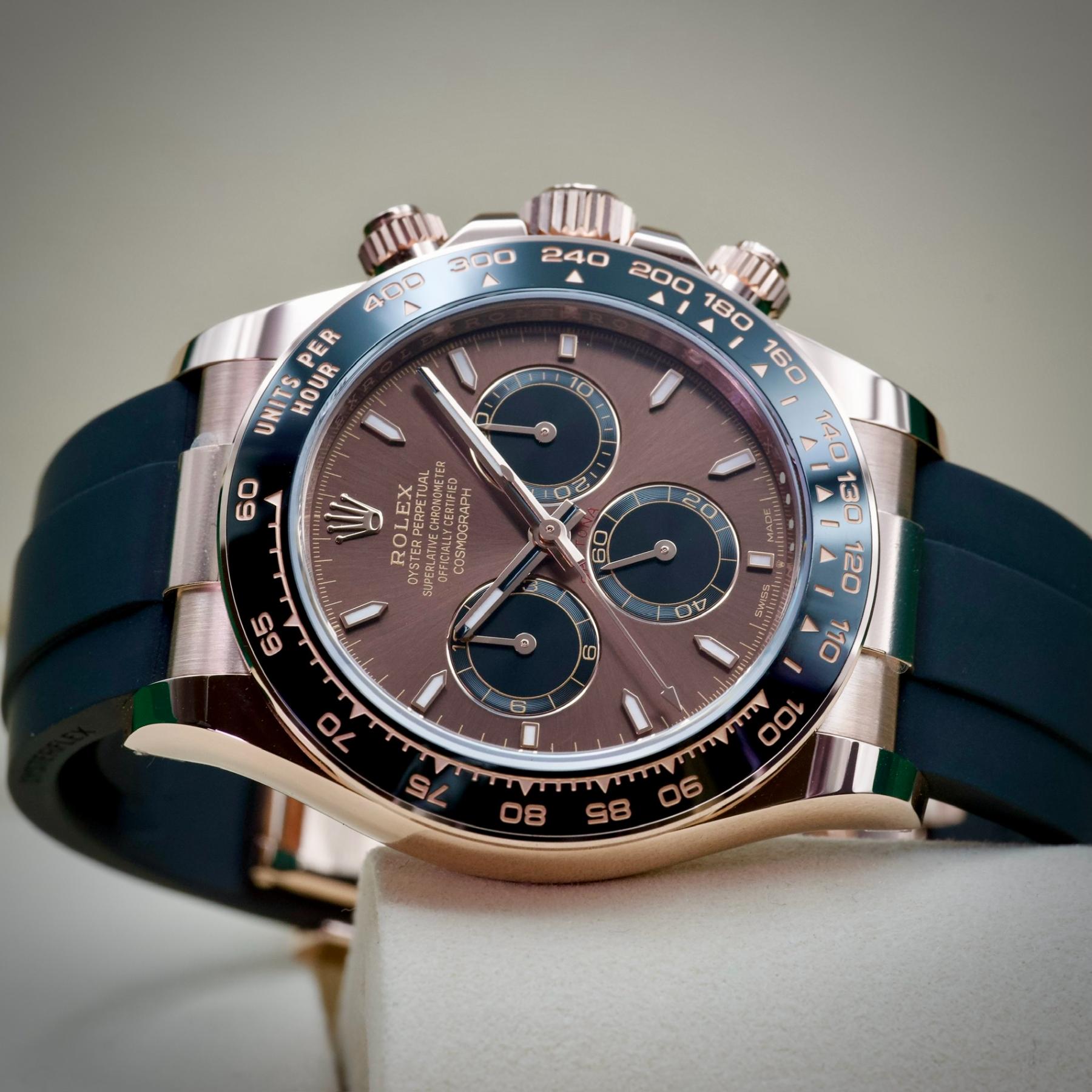 Rolex Daytona 126515LN-0009 Everose Gold Chocolate Dial Oysterflex 2025