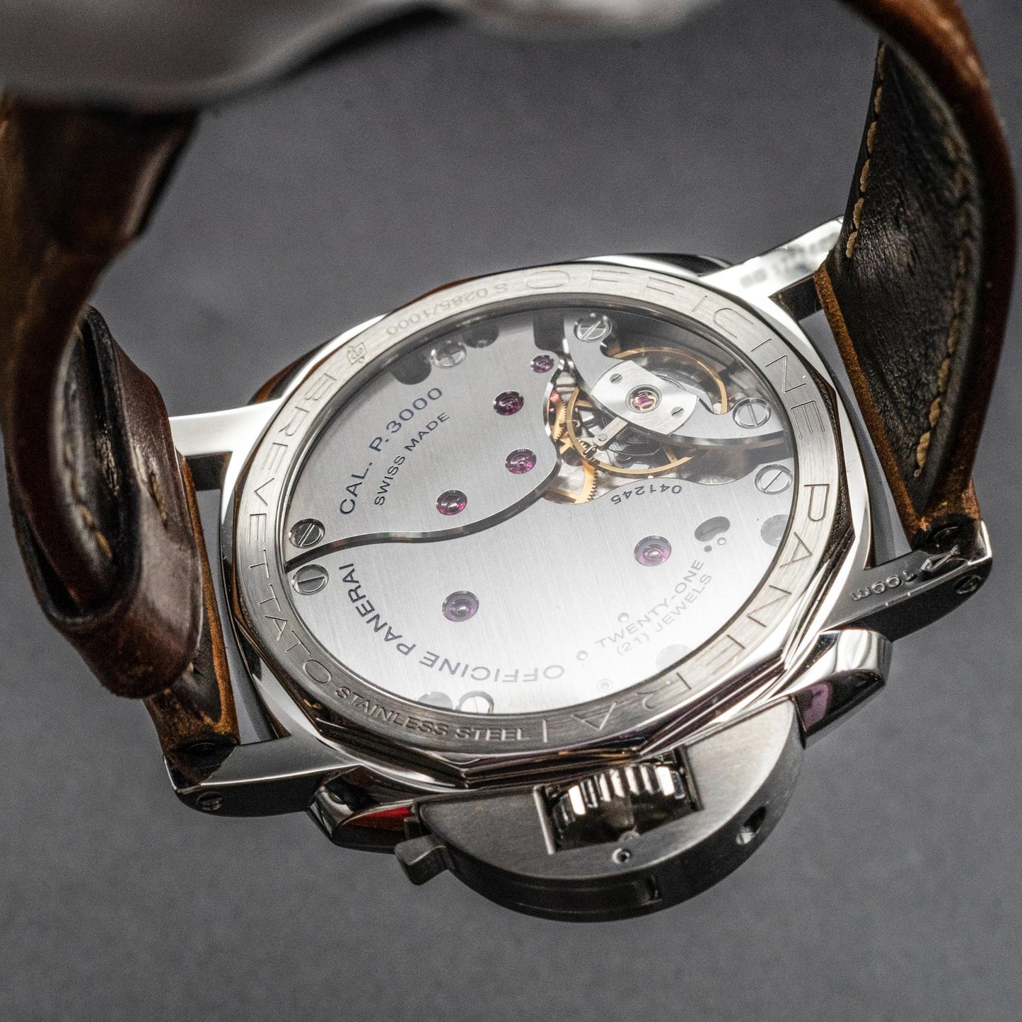 Panerai Luminor PAM00372 47mm Steel Black Dial Box Papers 2016