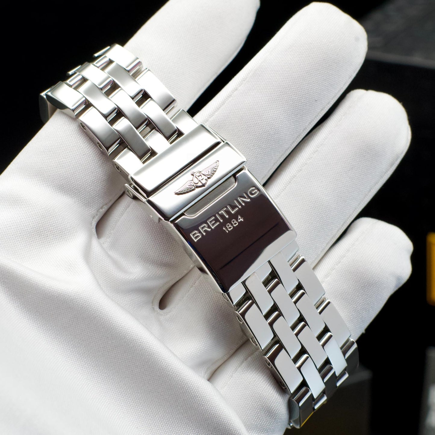 breitling stainless steel bracelet