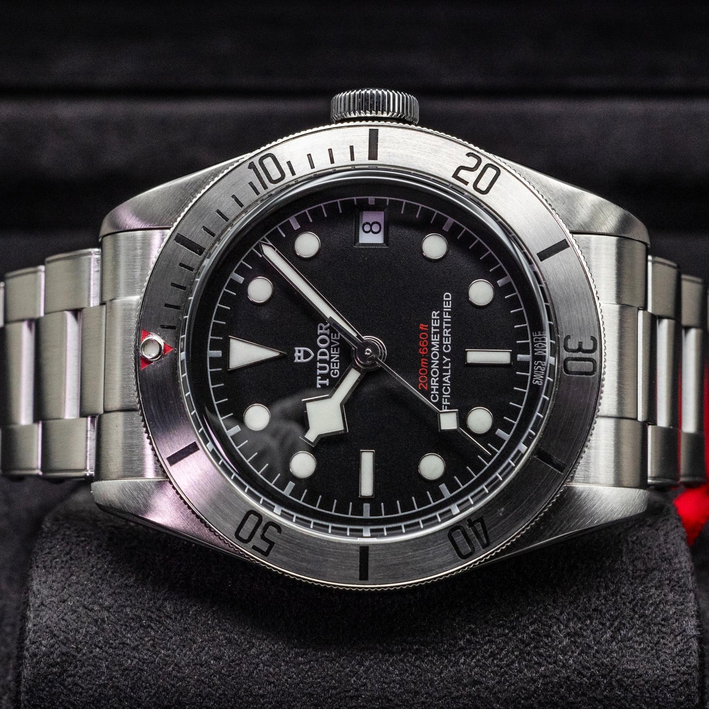 Tudor Black Bay Steel 79730-0006 41mm Black Dial Box Papers Serviced 2019
