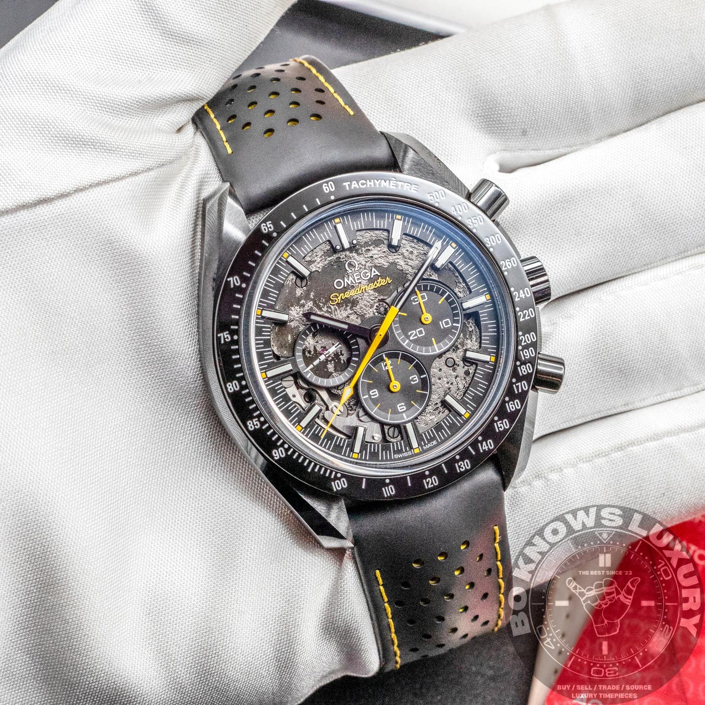 Omega Speedmaster Dark Side of Moon Apollo 8 44mm Ceramic Box Papers 2024