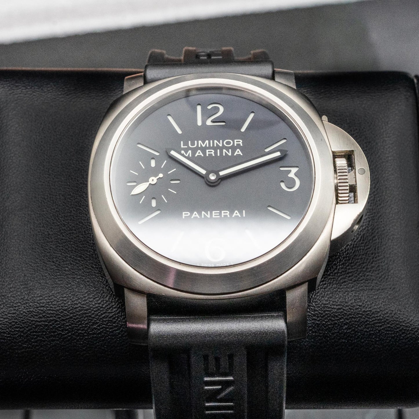 Panerai Luminor Marina PAM00177 44mm Titanium Black Dial Box Papers 2006