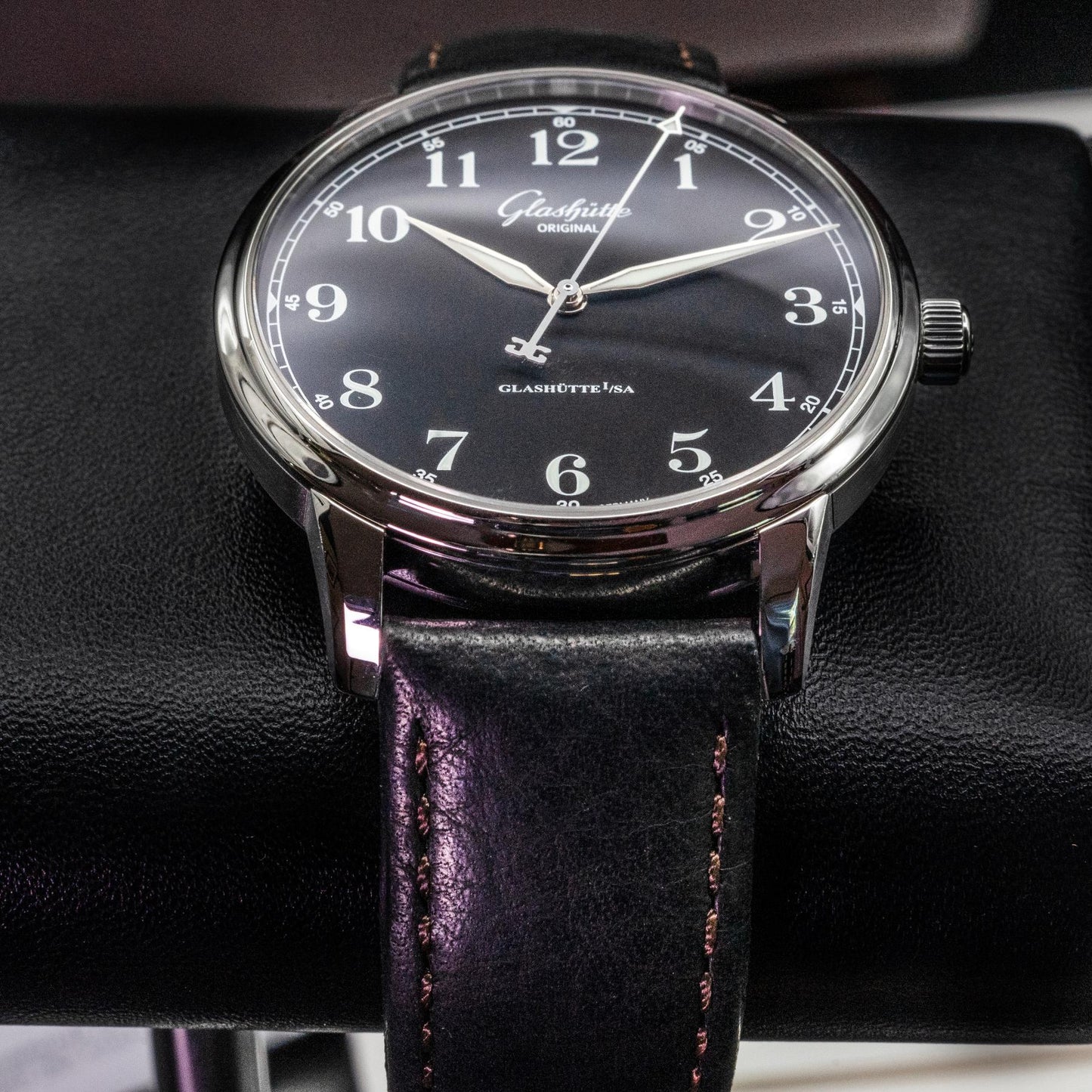Glashutte Original Senator Excellence 1-36-01-03-02-01 40mm Steel Black Dial
