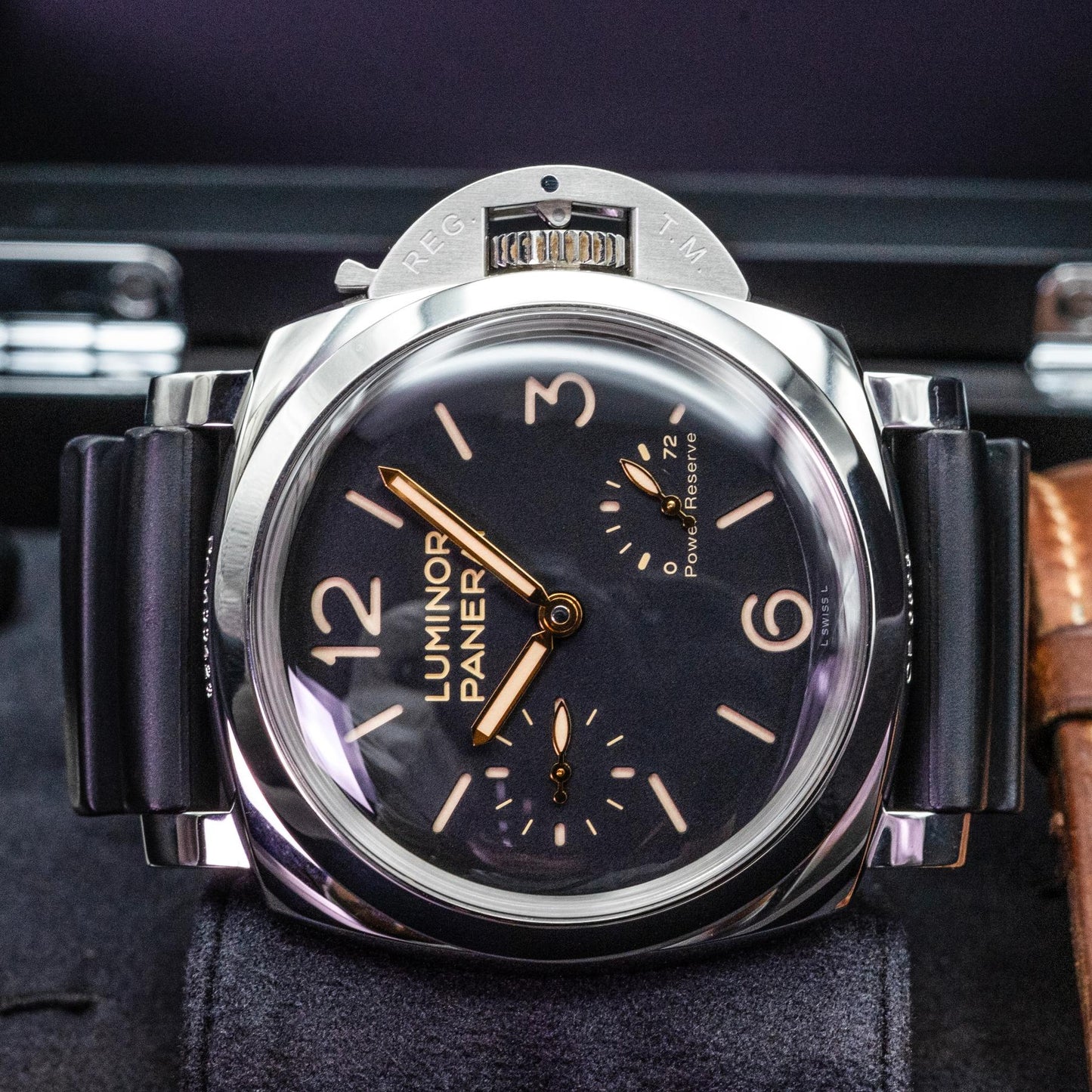 Panerai Luminor 1950 Power Reserve PAM00423 47mm Black Dial Box Papers 2016