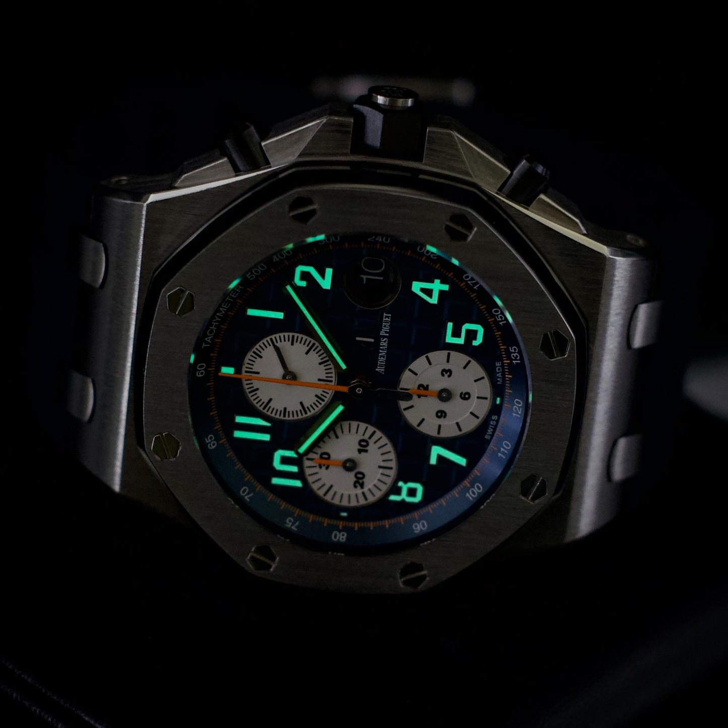 Audemars Piguet AP Royal Oak Offshore Navy Chronograph 42mm Blue Dial 26470ST