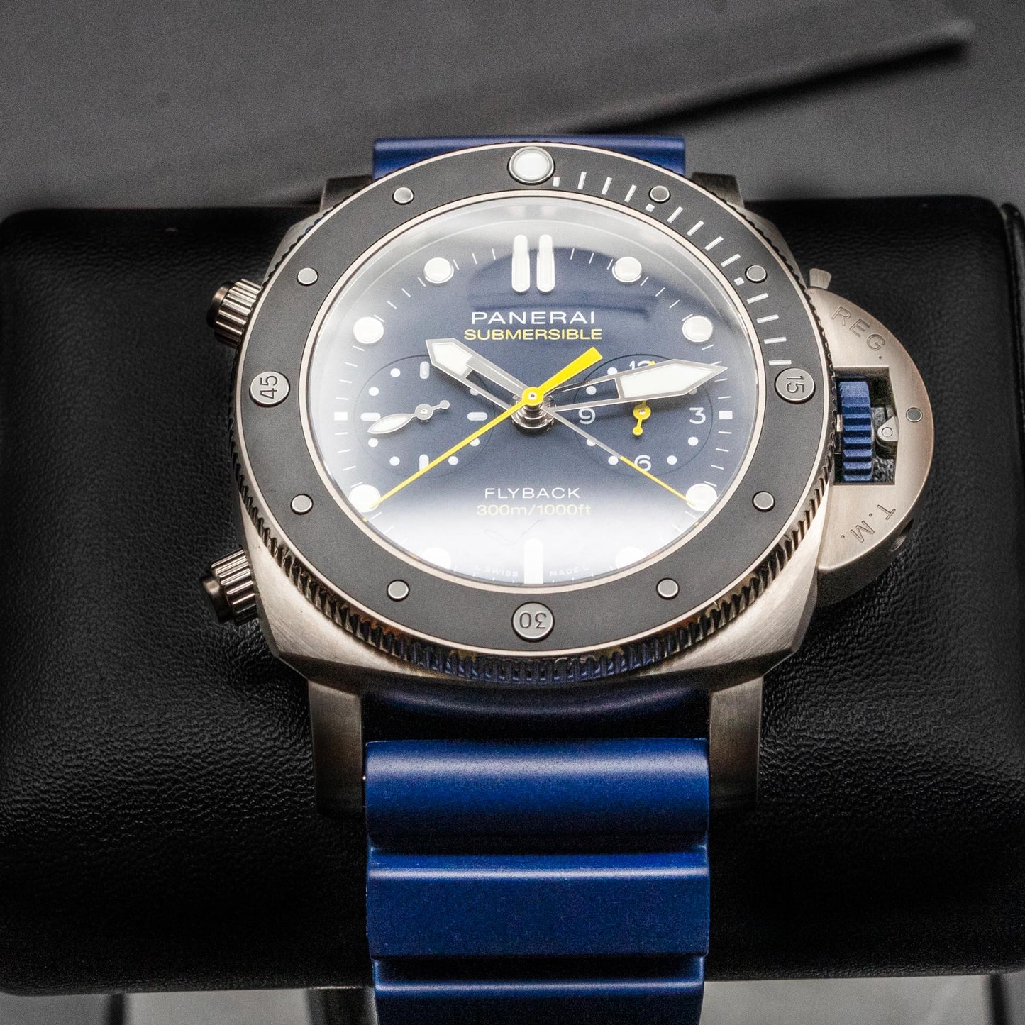 Panerai Submersible Chrono Flyback Mike Horn PAM01291 47mm Titanium Box Papers 2023