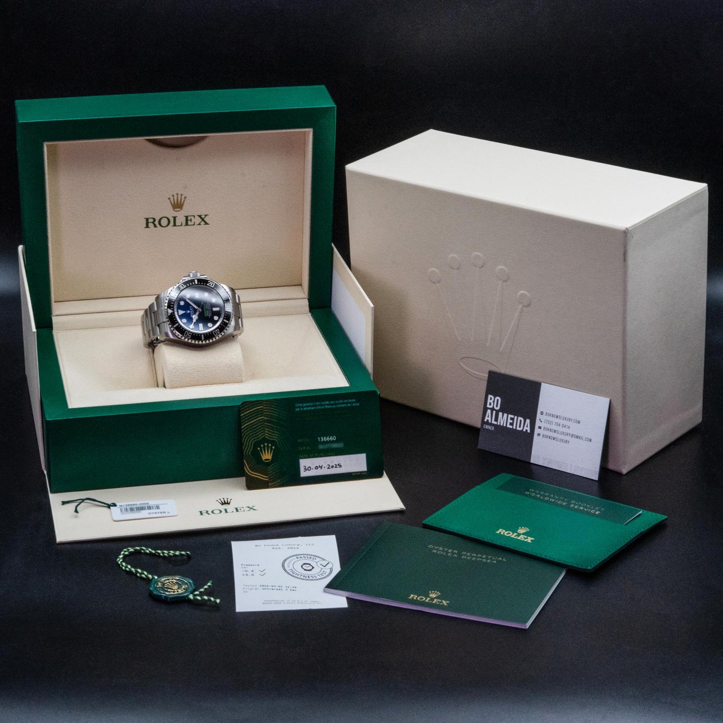 Rolex Deepsea 136660 44mm Steel D-Blue Dial