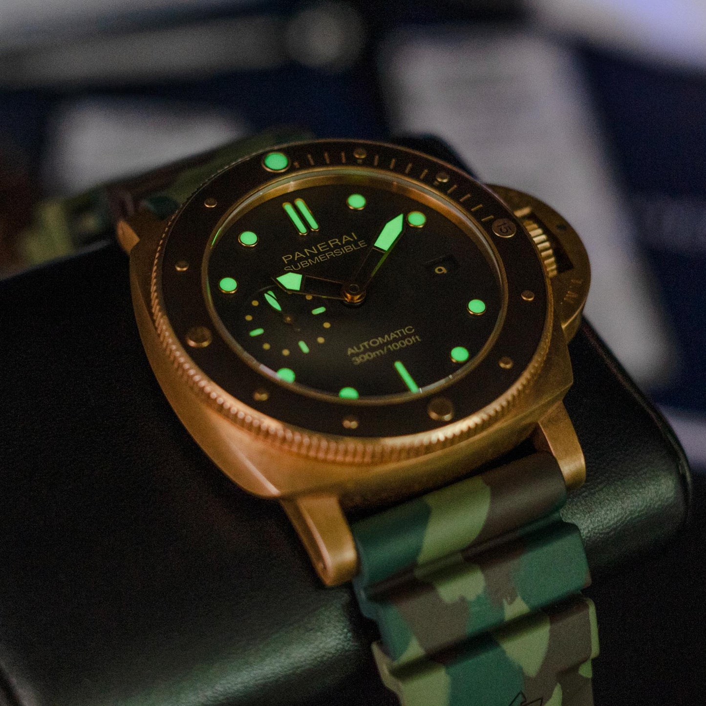 Panerai Submersible Bronzo PAM00968 47mm Bronze Brown Dial Box Papers 2023
